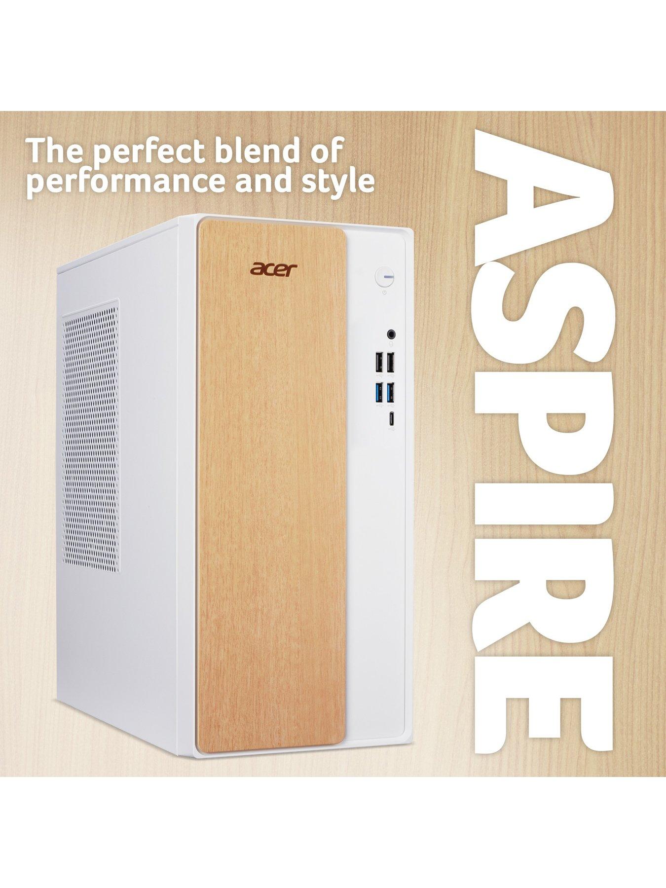 Image 2 of 7 of Acer TC-102 Desktop PC - Intel Core i7 - 8GB RAM - 512GB - White