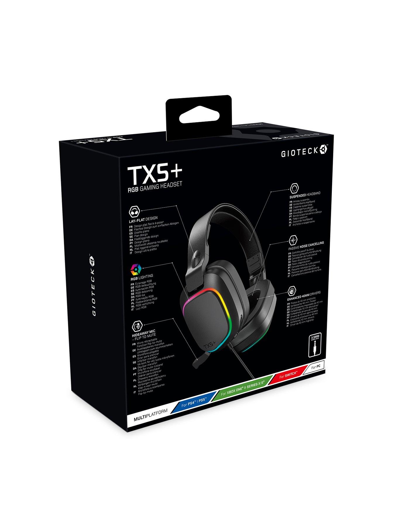 Image 4 of 4 of Gioteck TX5+ GAMING HEADSET BLACK (UNI)