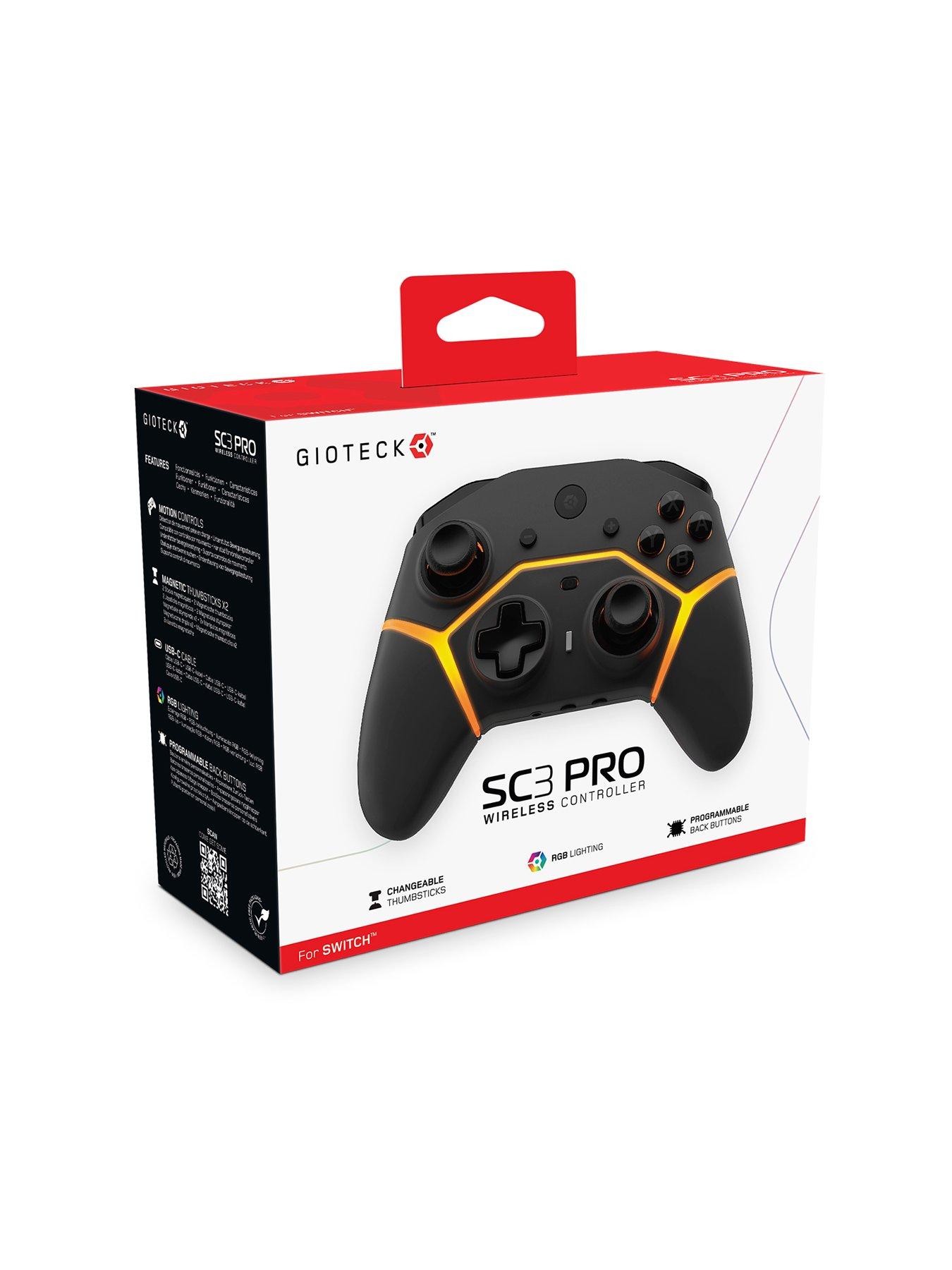 Image 6 of 7 of Gioteck SC3 BT WIRELESS PRO CONTROLLER (BLACK) (NSW) (6/24)