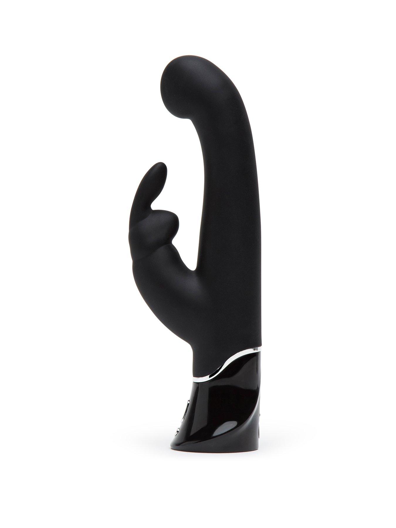 Fifty Shades of Grey Greedy Girl Rechargeable G-Spot Rabbit Vibrator (Black)
