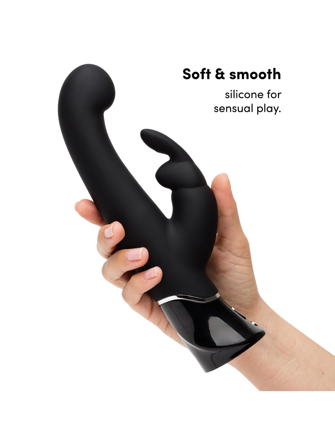 Image 6 of 8 of Fifty Shades of Grey Greedy Girl Rechargeable G-Spot Rabbit Vibrator (Black)