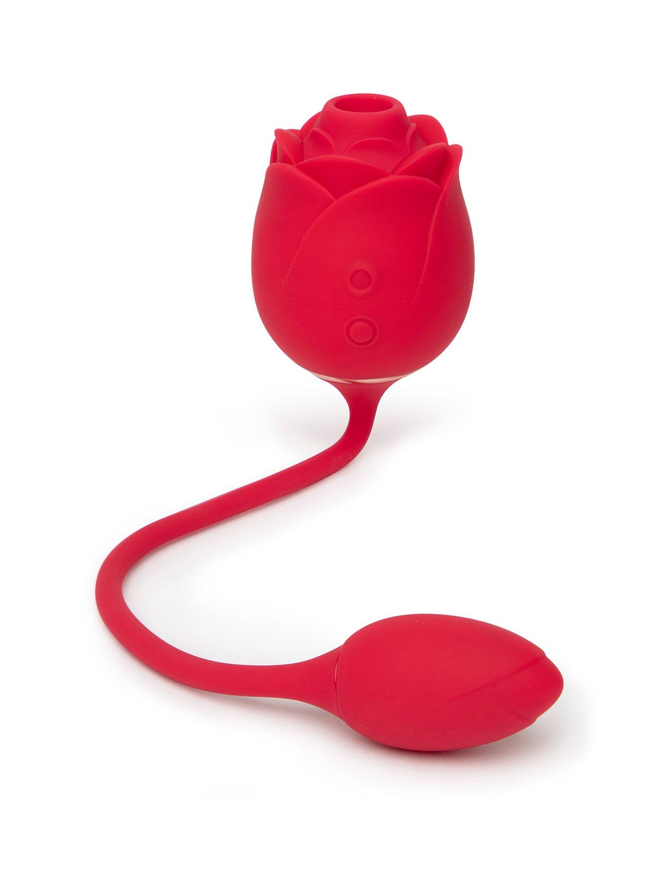 Lovehoney Rose Glow 2-in-1 Clitoral Suction Stimulator with Egg Vibrator
