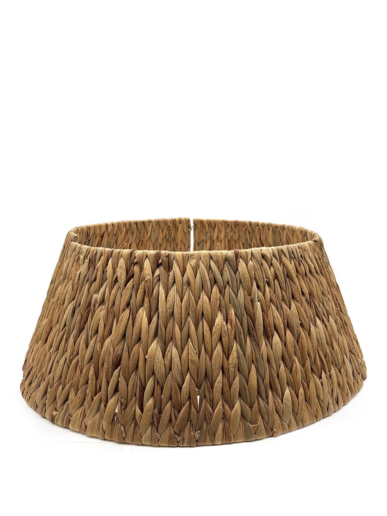 Image 2 of 7 of The Very Collection Rattan Woven Christmas&nbsp;Tree Skirt