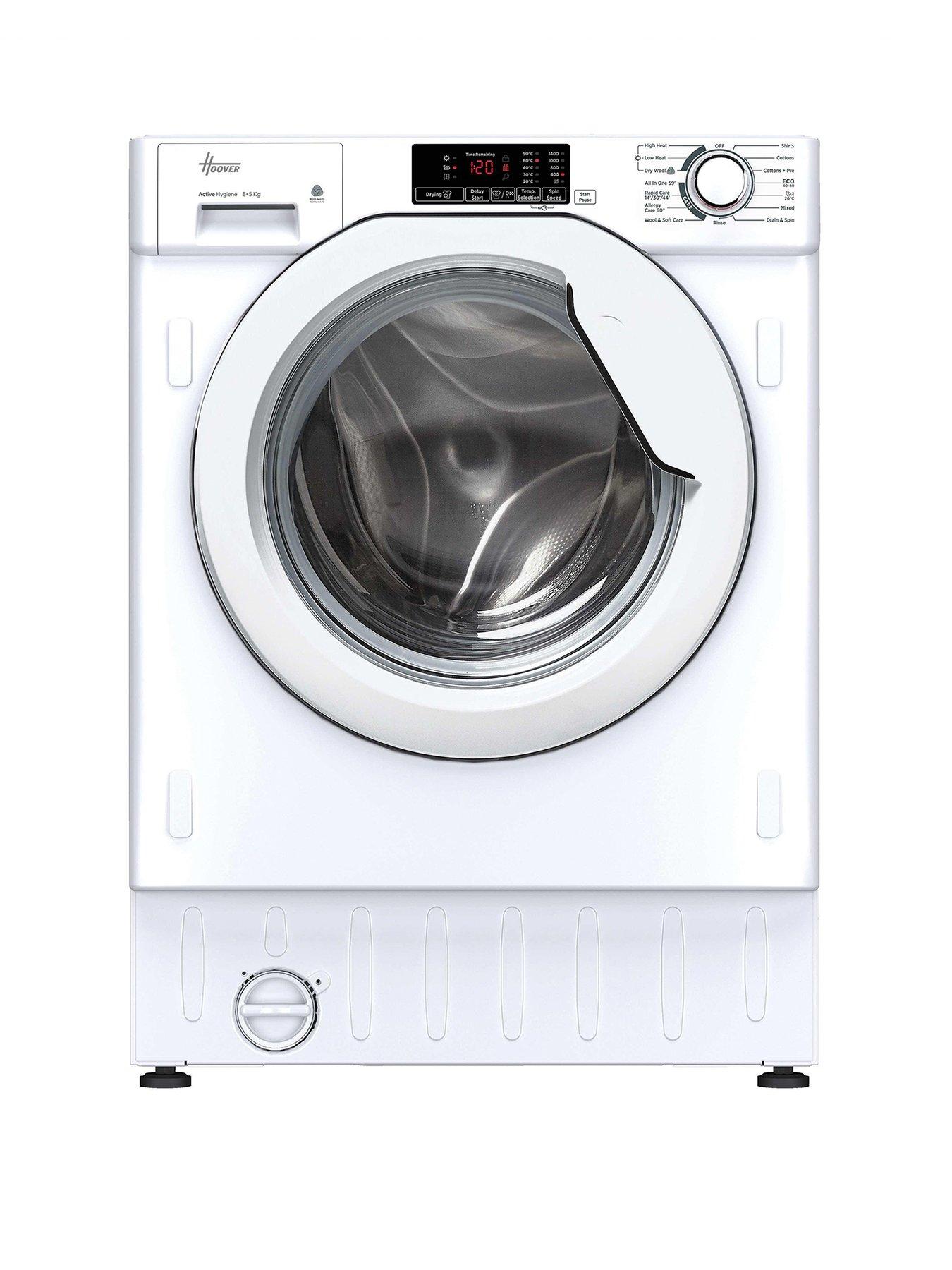 Image 1 of 7 of Hoover HBD 485D14/1-80 8/5kg BUILT IN WASHER DRYER White