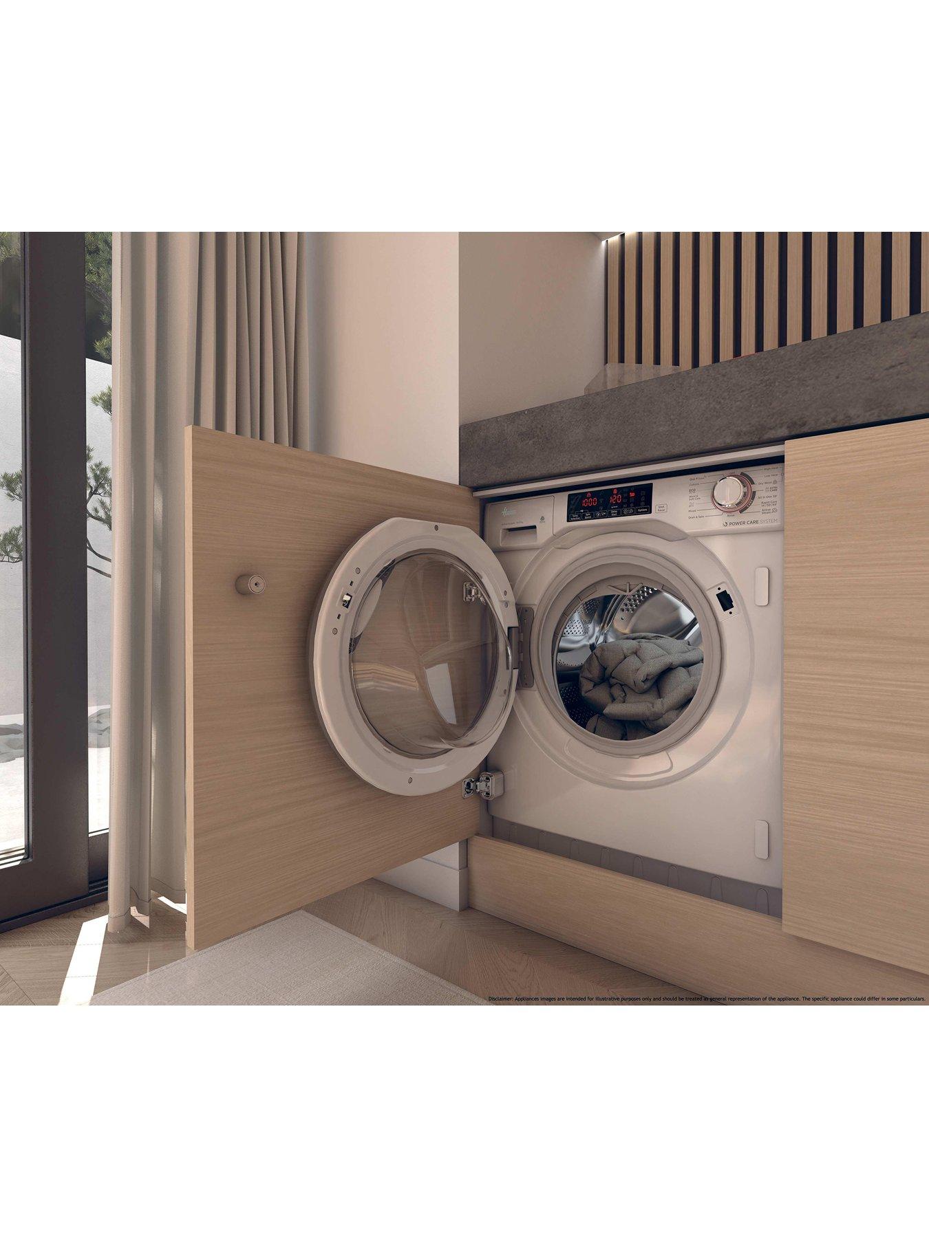 Image 2 of 7 of Hoover HBD 485D14/1-80 8/5kg BUILT IN WASHER DRYER White