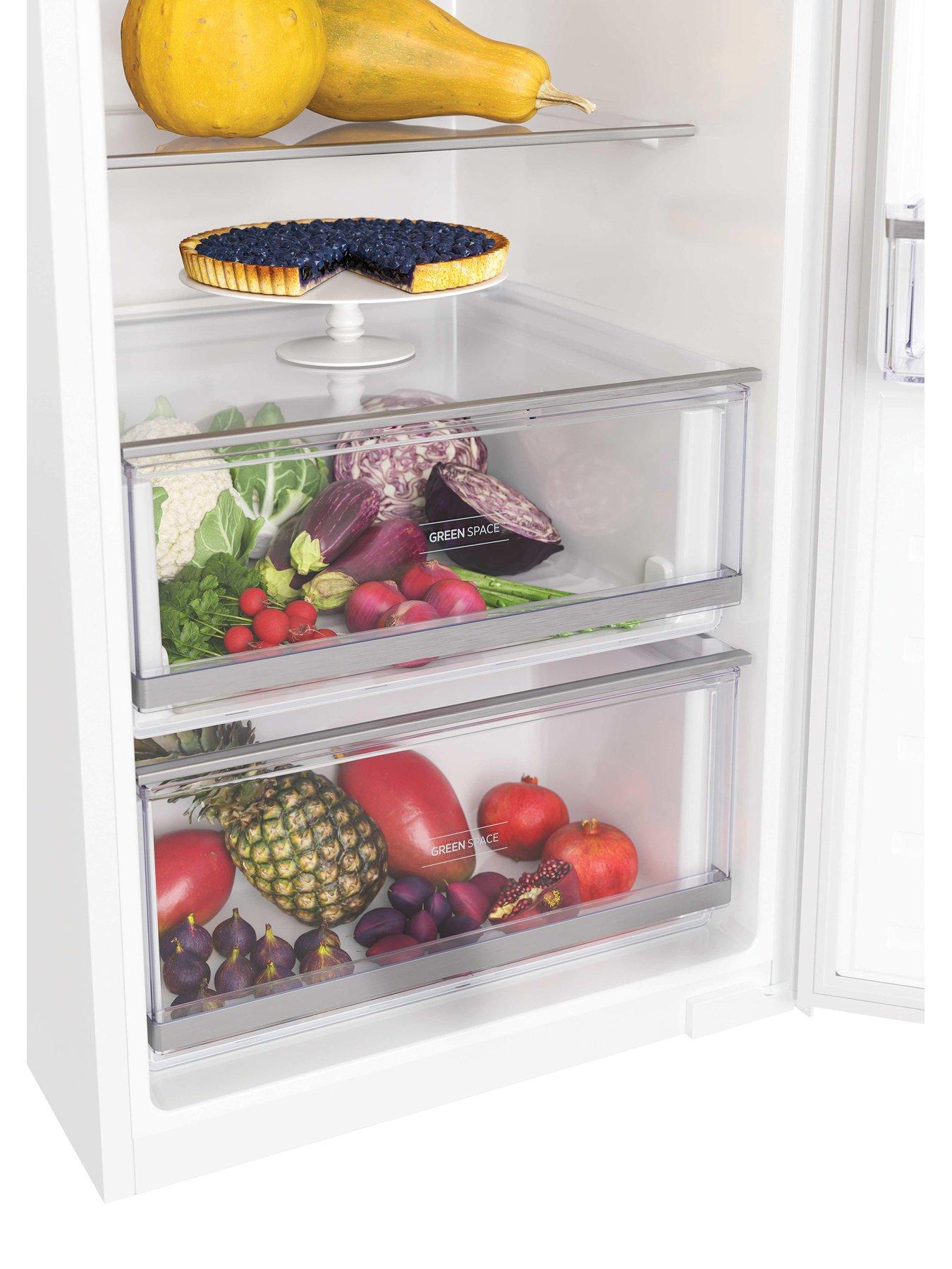 Image 3 of 5 of Hoover HOMS518EWK Single Door BUILT IN FRIDGE White