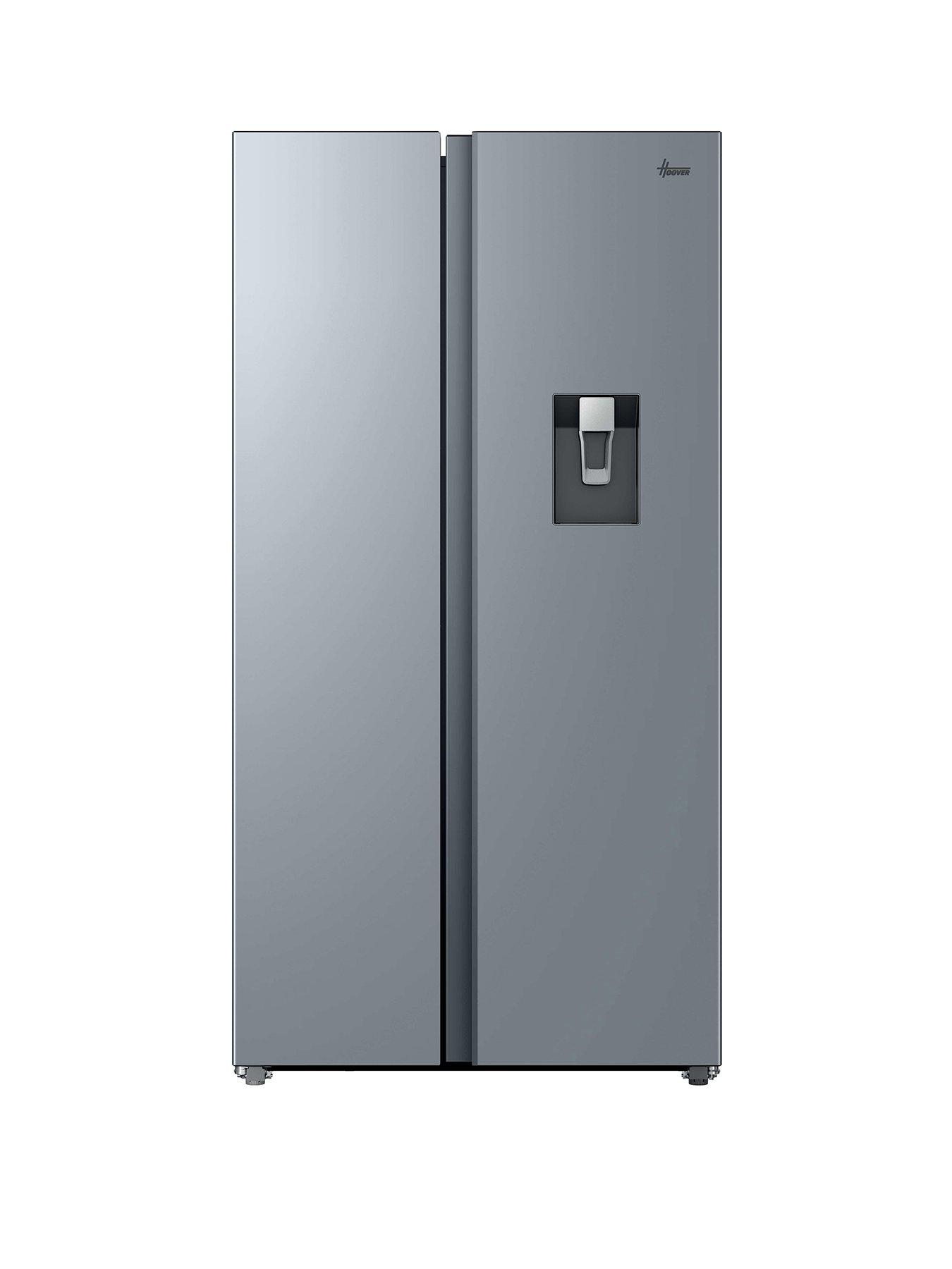 Hoover HONSQ2T918EWXK American Fridge Freezer with non-plumbed Water Dispenser - Inox - E Rated