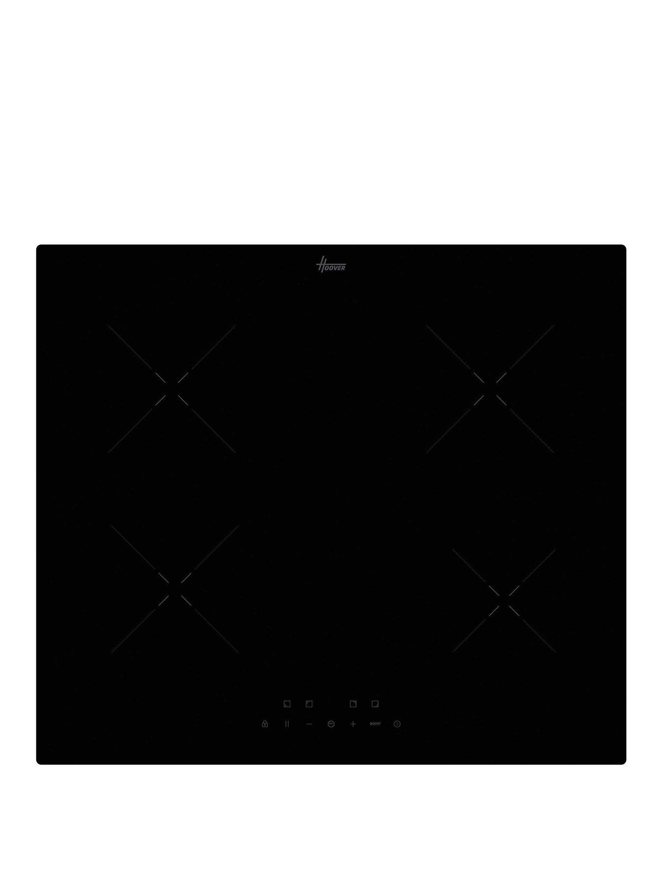 Hoover Hi642Ccar Induction Hob Built In Hob Black Glass - Hob With Installation