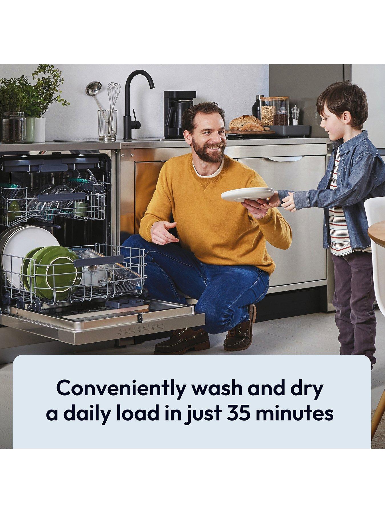 Image 6 of 7 of Candy CI 4B4F0A-80 Full Size 60cm BUILT IN DISHWASHER Anthracite Bezel