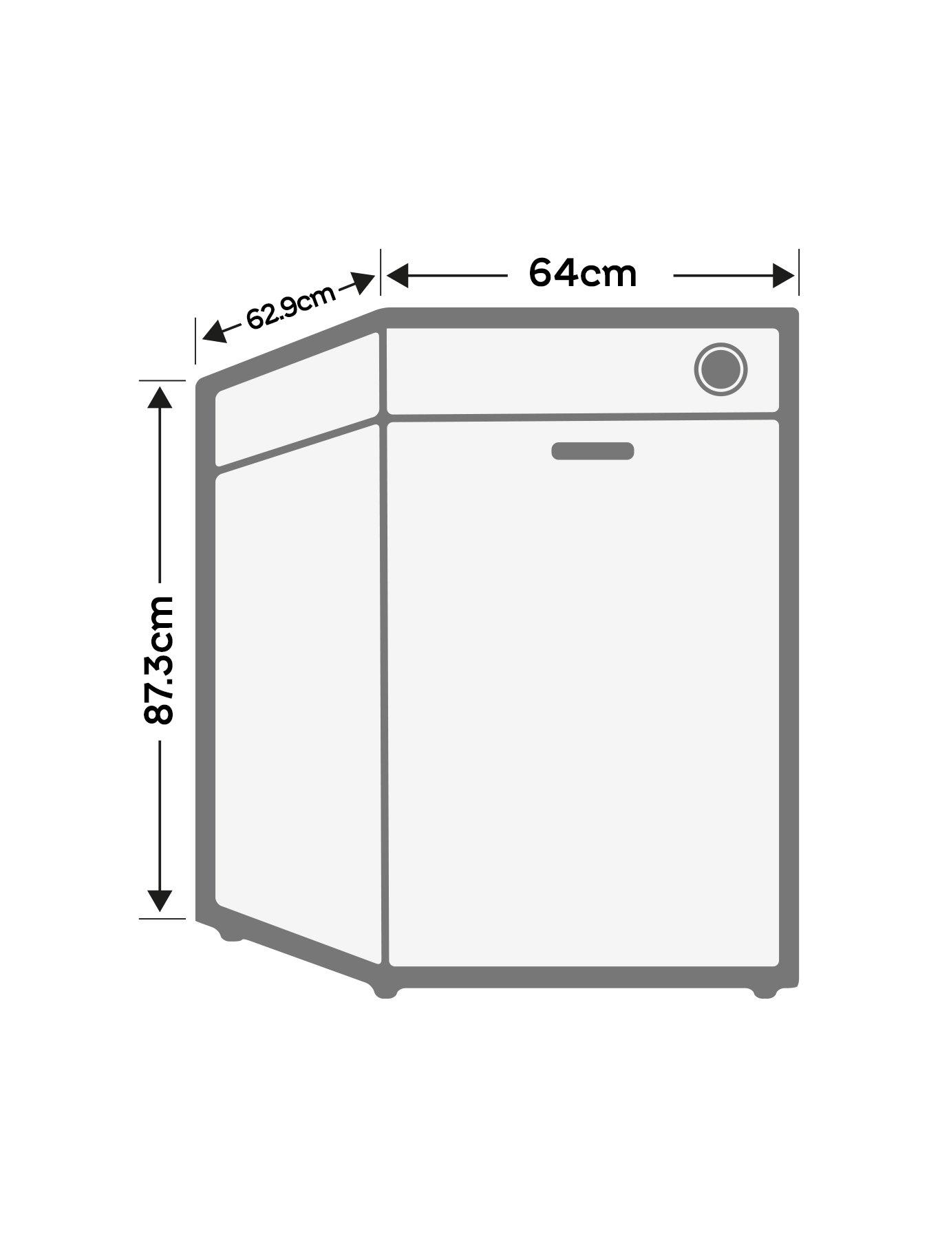 Image 7 of 7 of Candy CI 4B4F0A-80 Full Size 60cm BUILT IN DISHWASHER Anthracite Bezel