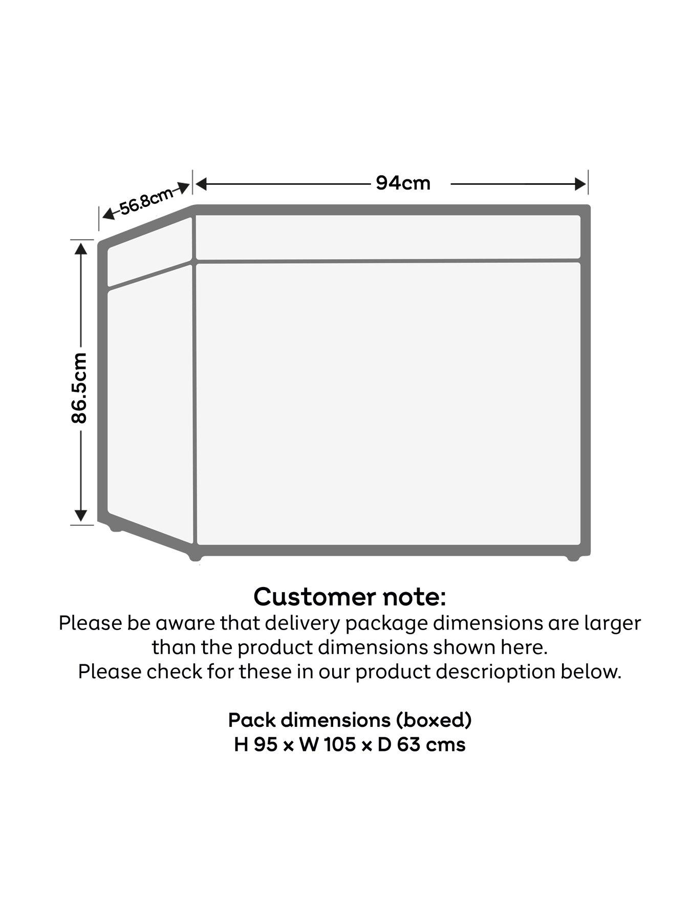Image 7 of 7 of Hoover HONCHQ6T200ESK Total No Frost Chest Freezer - Dark Inox - E Rated