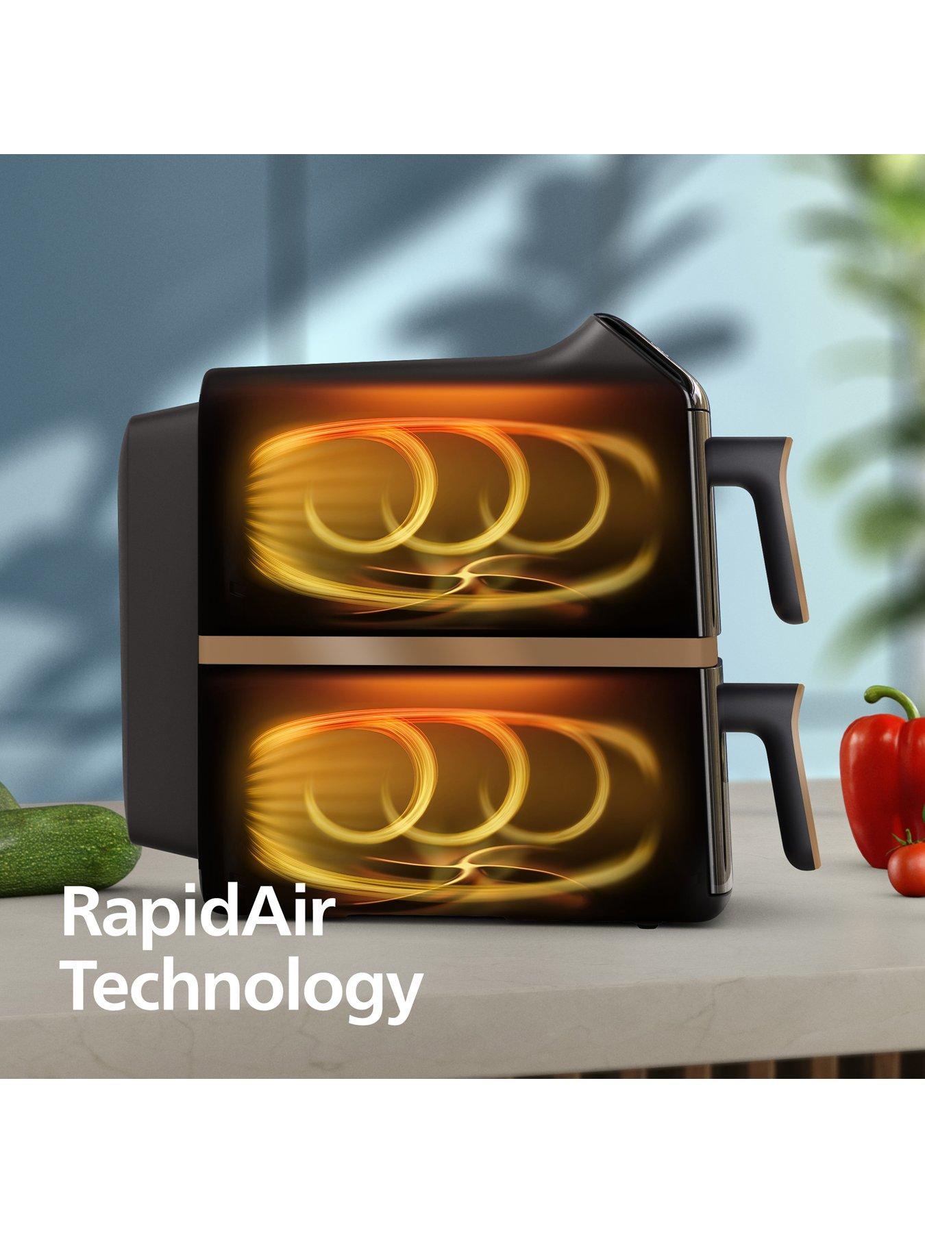 Image 2 of 8 of Philips 4000 Series Dual Stack Airfryer
