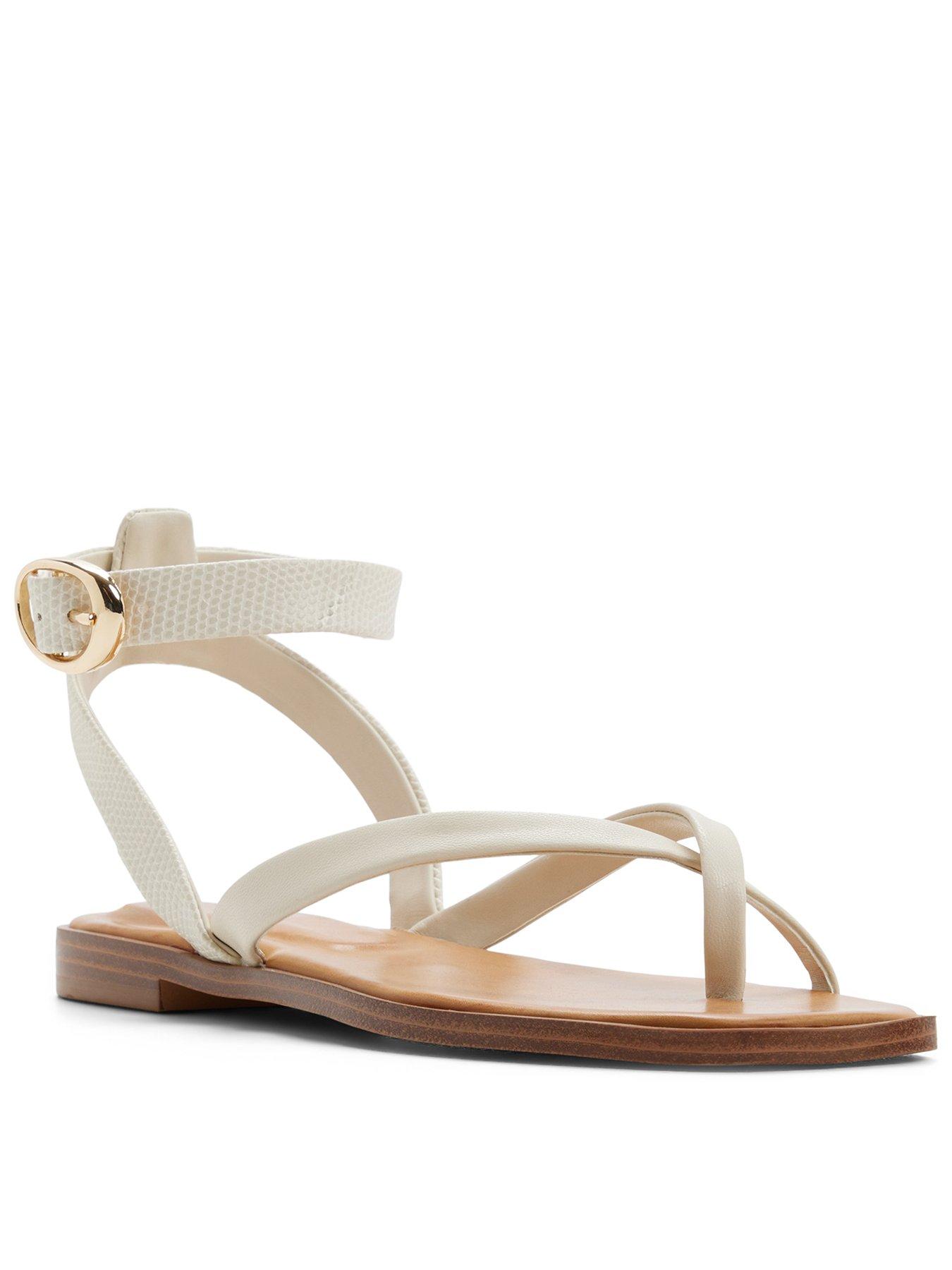 Aldo Daressi Synthetic Flat Sandals - Off White