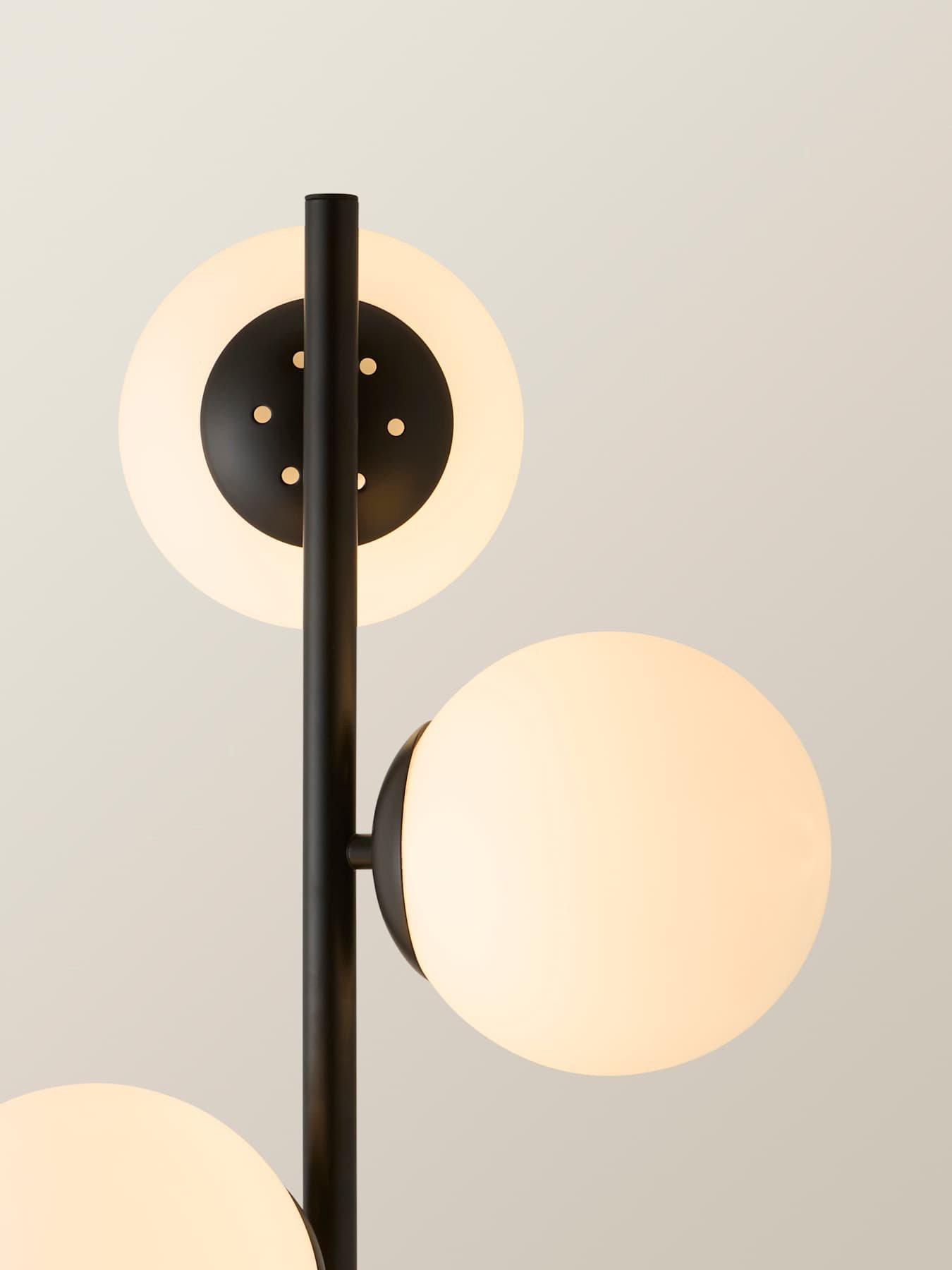 Image 3 of 7 of ValueLights Jas Black Floor Lamp