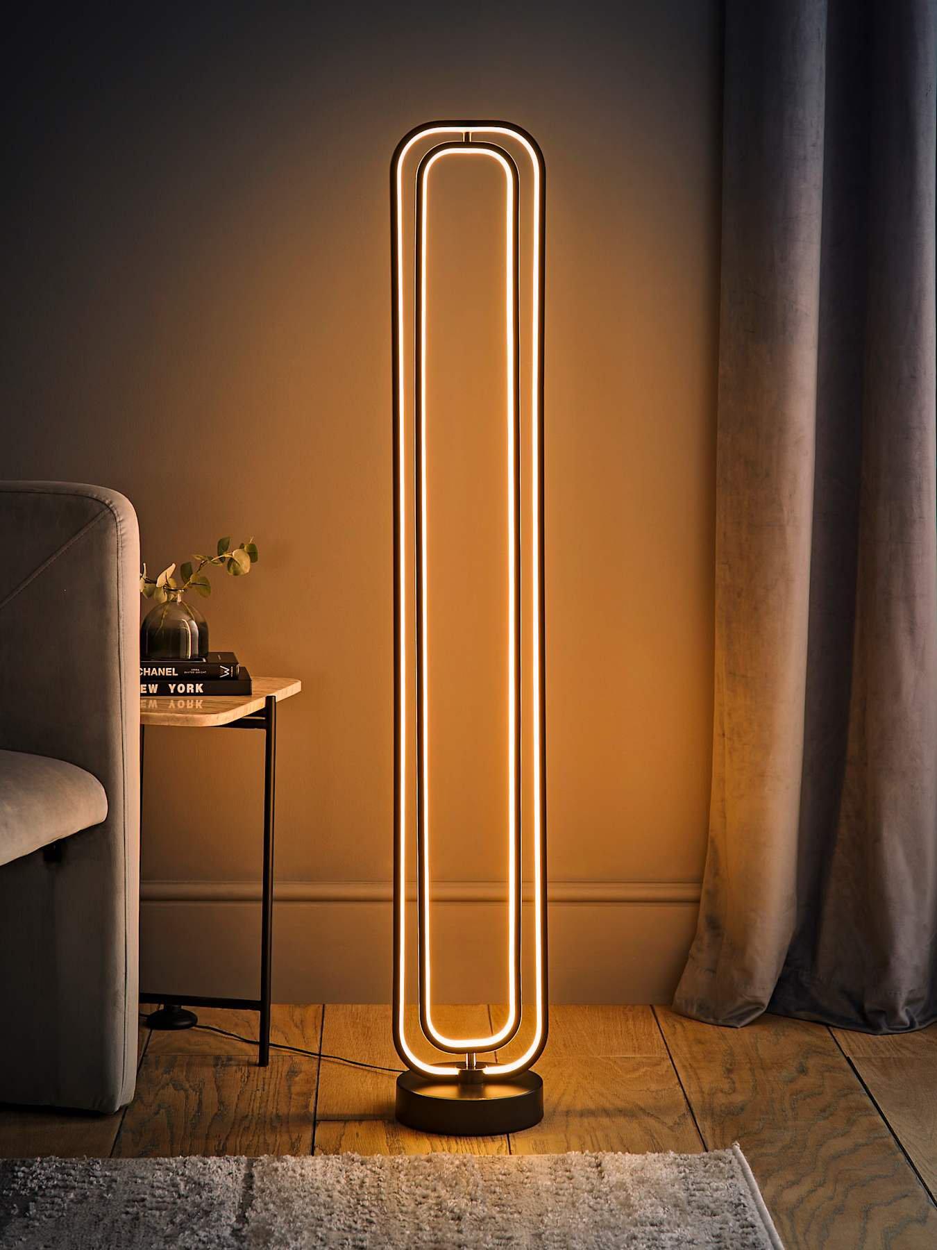 Image 6 of 7 of ValueLights Adjustable Infinity Floor Lamp