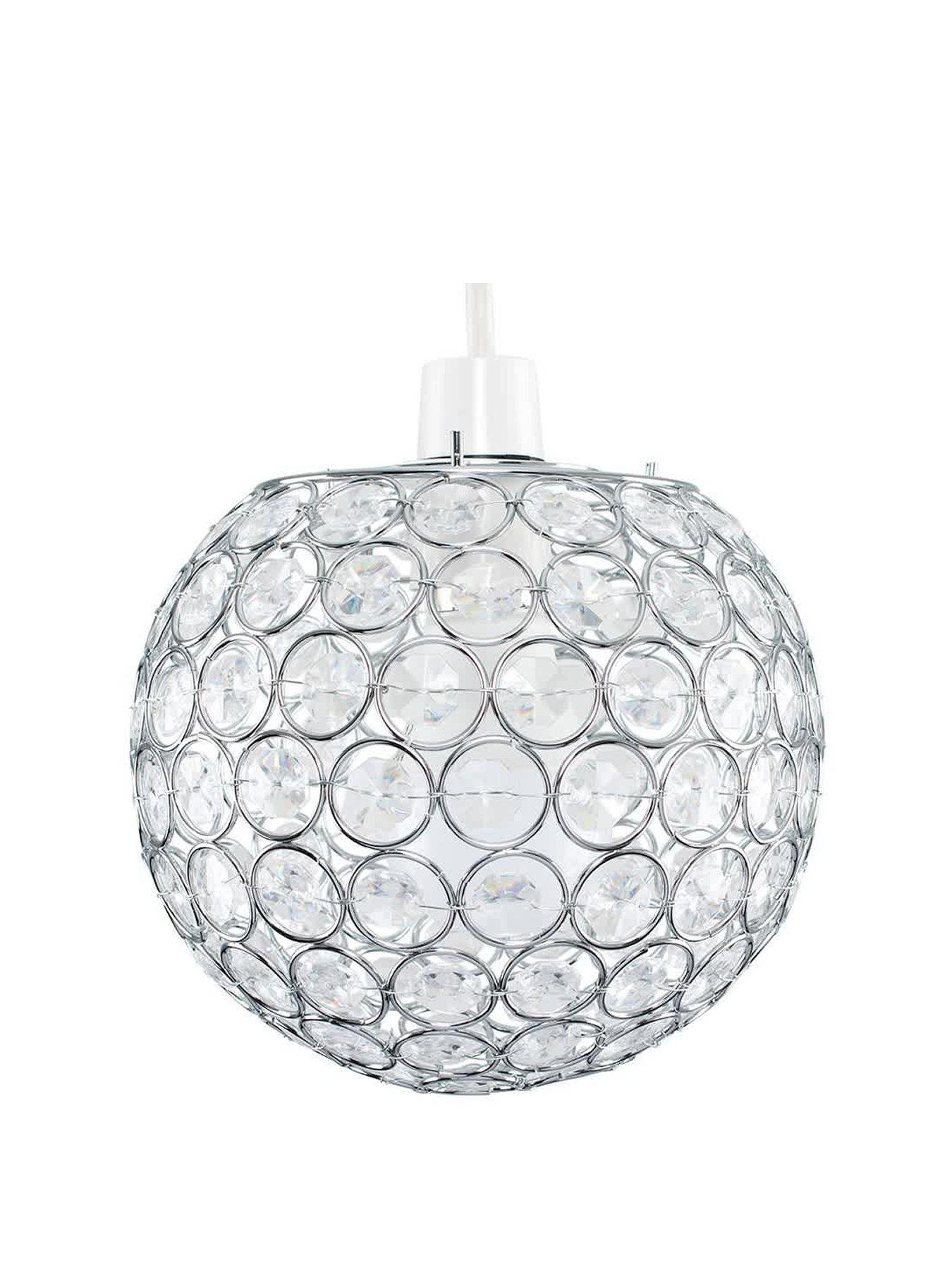 Image 2 of 4 of ValueLights Small Ducy Pendant Chrome Clear