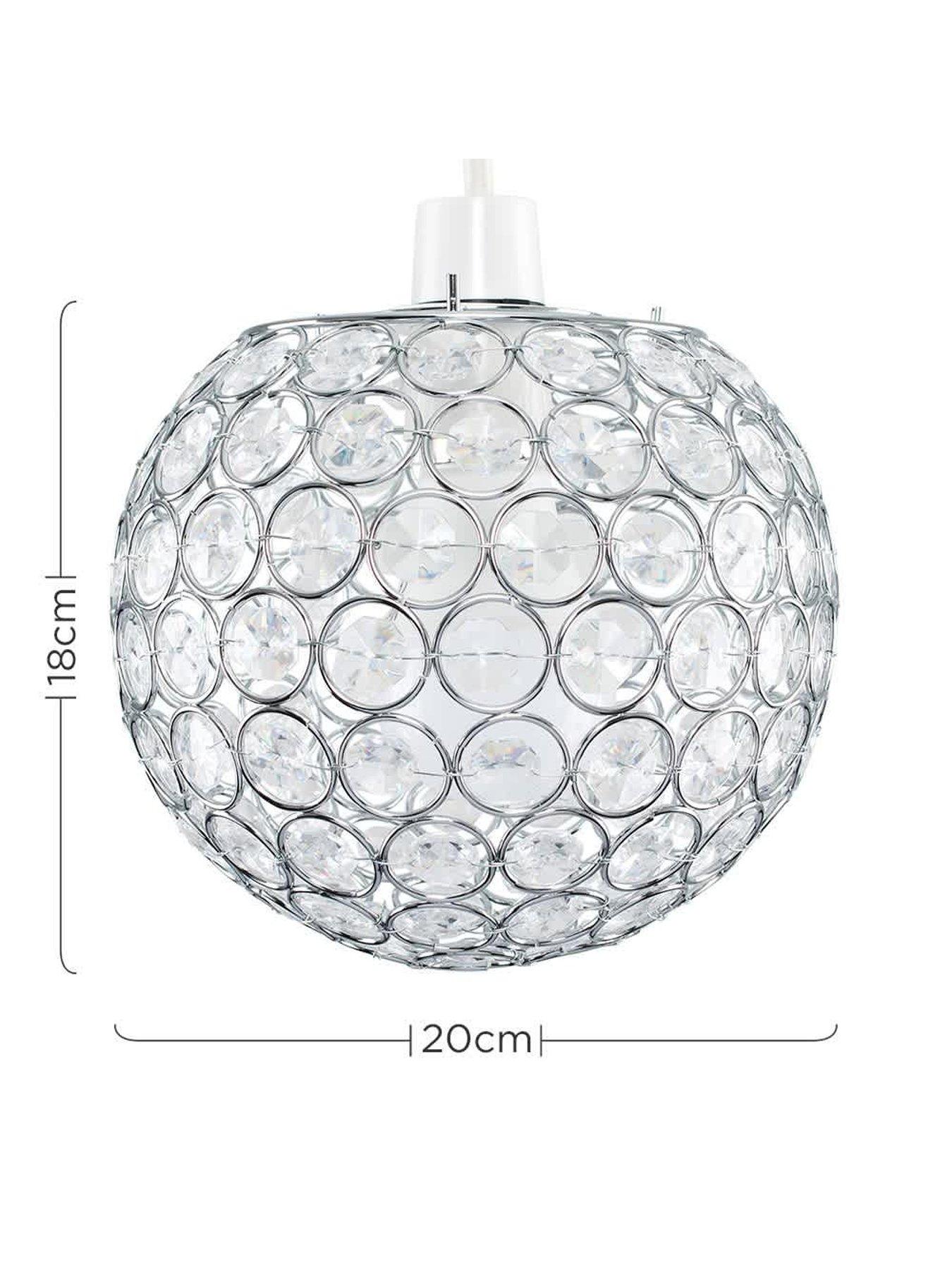 Image 4 of 4 of ValueLights Small Ducy Pendant Chrome Clear