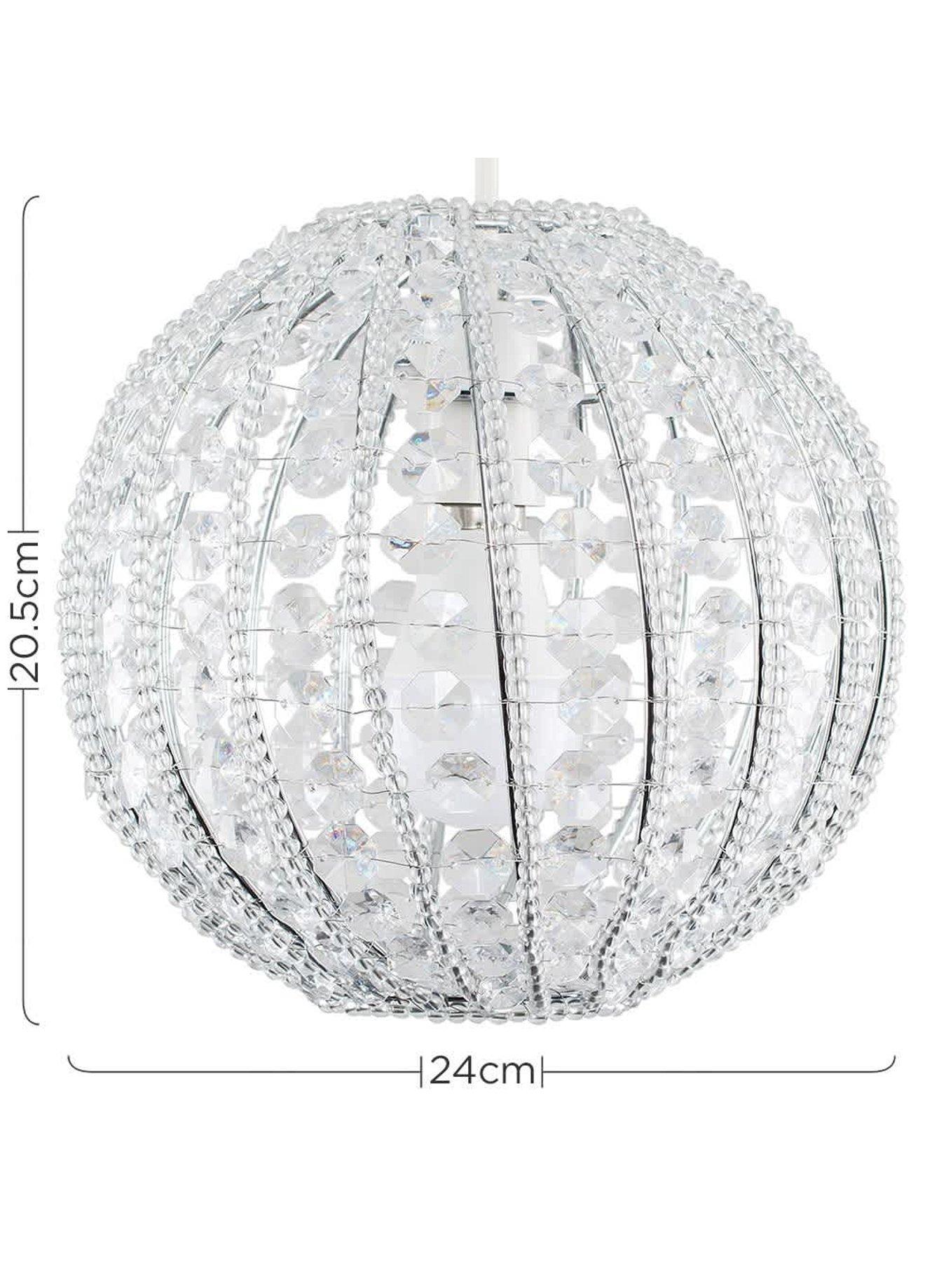 Image 7 of 7 of ValueLights Bead Acrylic Ball Pendant Shade