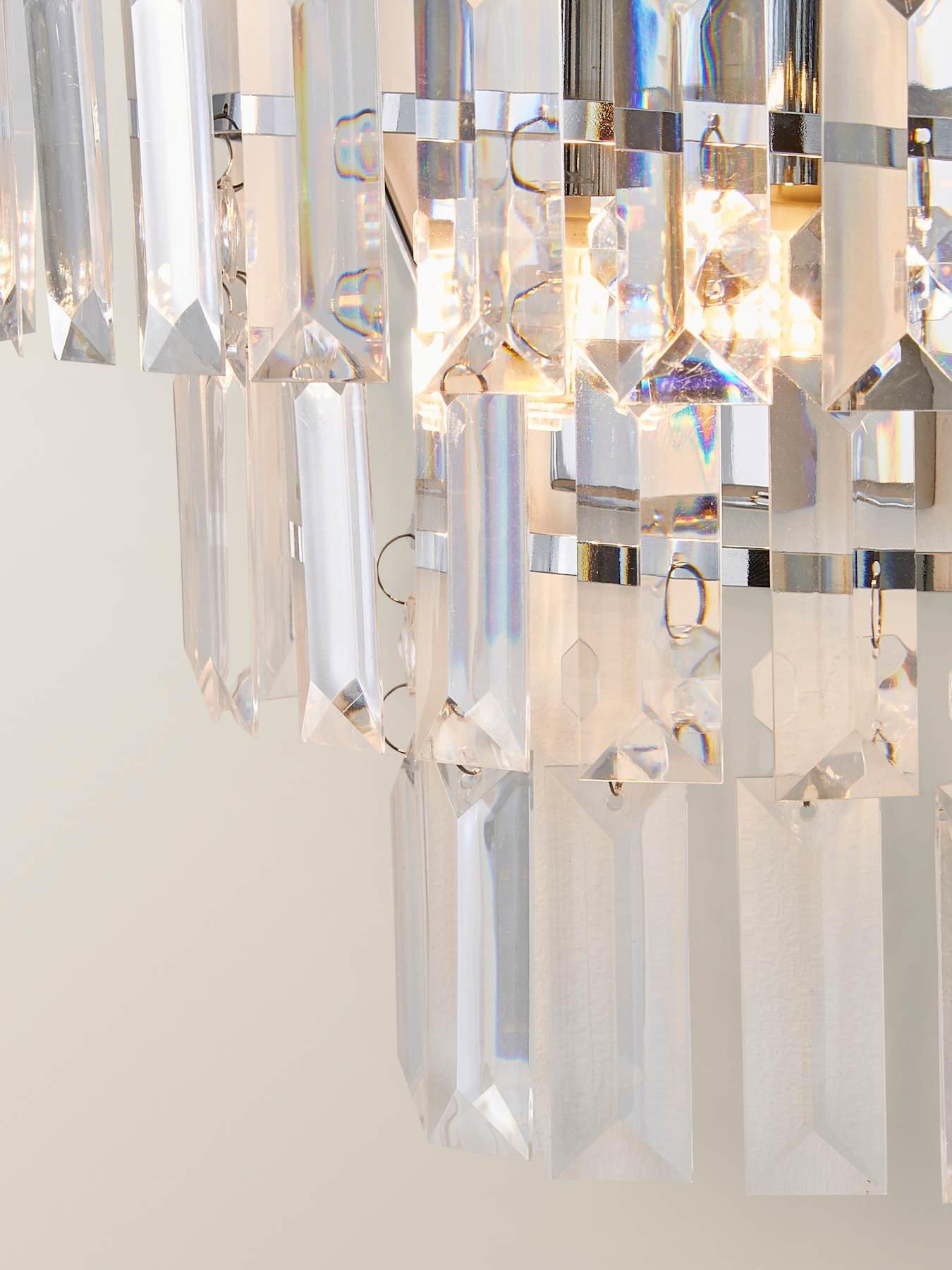 Image 4 of 7 of ValueLights Kelsks Chrome  Wall Light