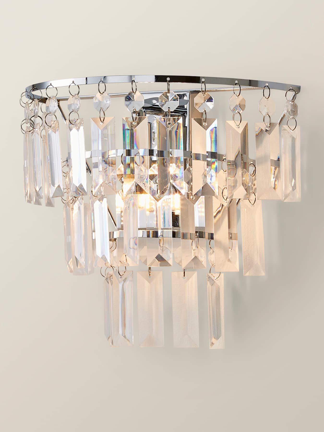 Image 5 of 7 of ValueLights Kelsks Chrome  Wall Light