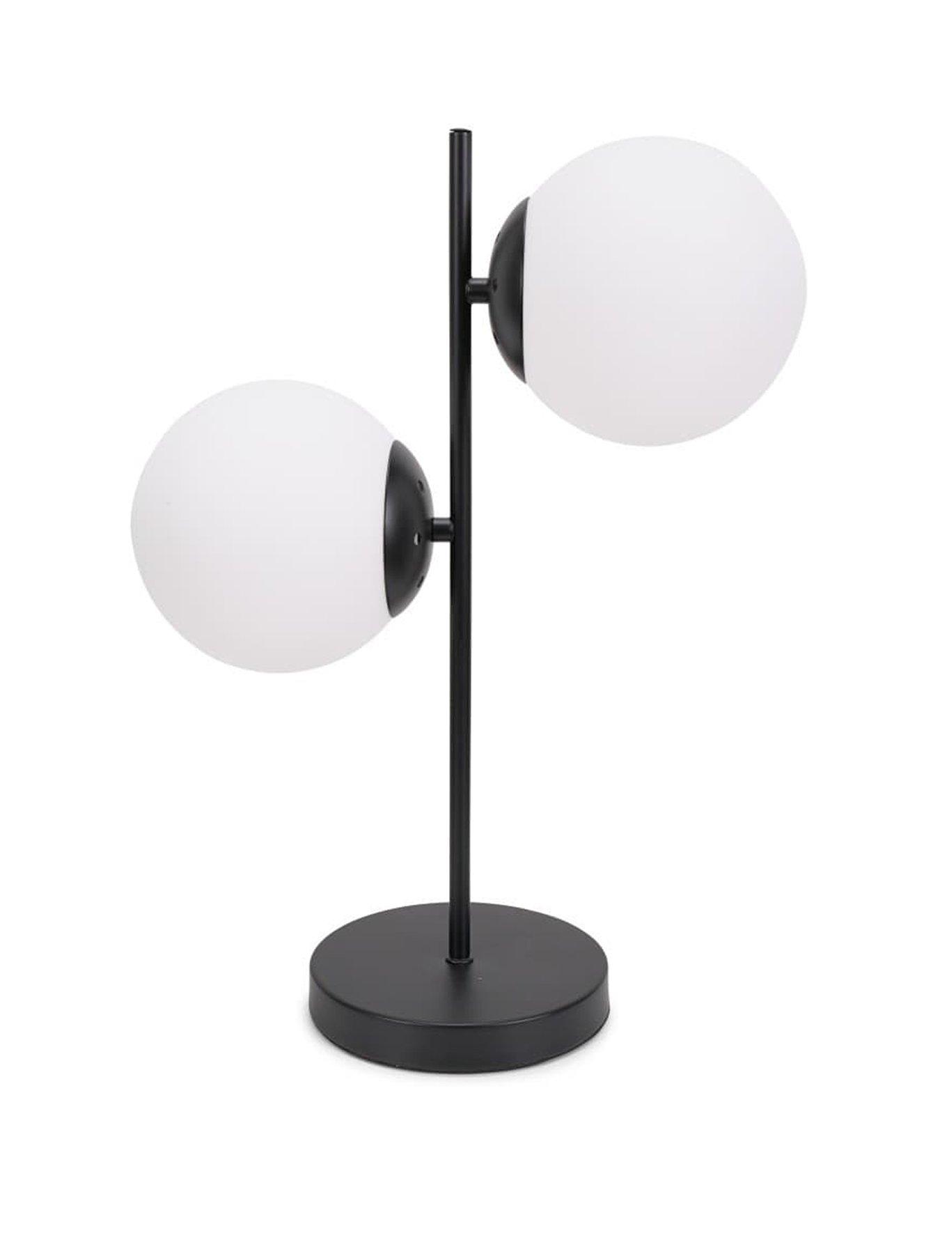Image 2 of 3 of ValueLights Jas Black Table Lamp