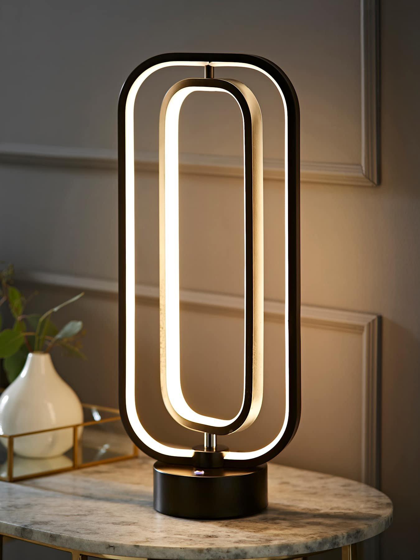 Image 1 of 7 of ValueLights Adjustable Infinity Table Lamp