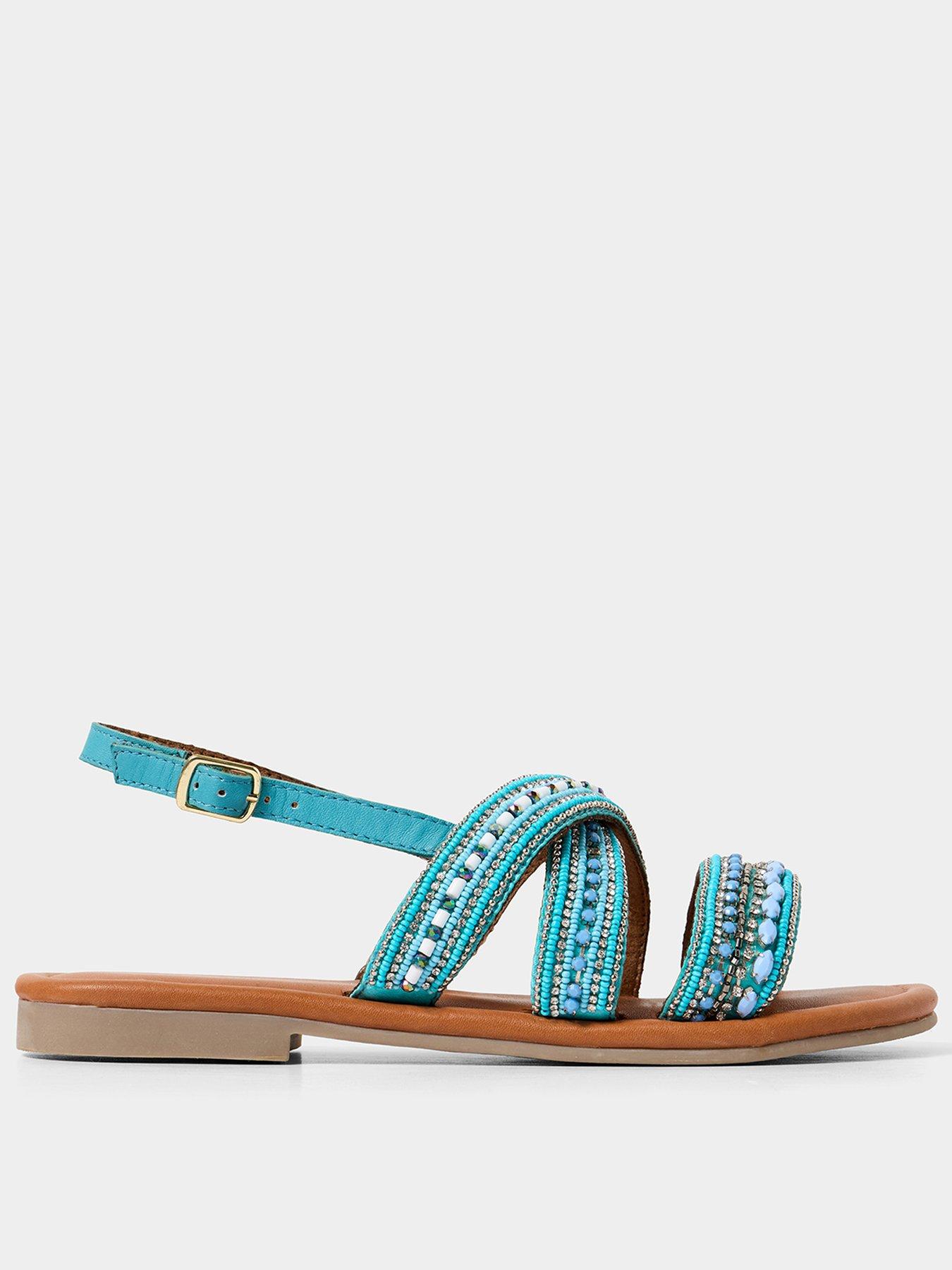 Joe Browns Santorini Beaded Leather Sandal