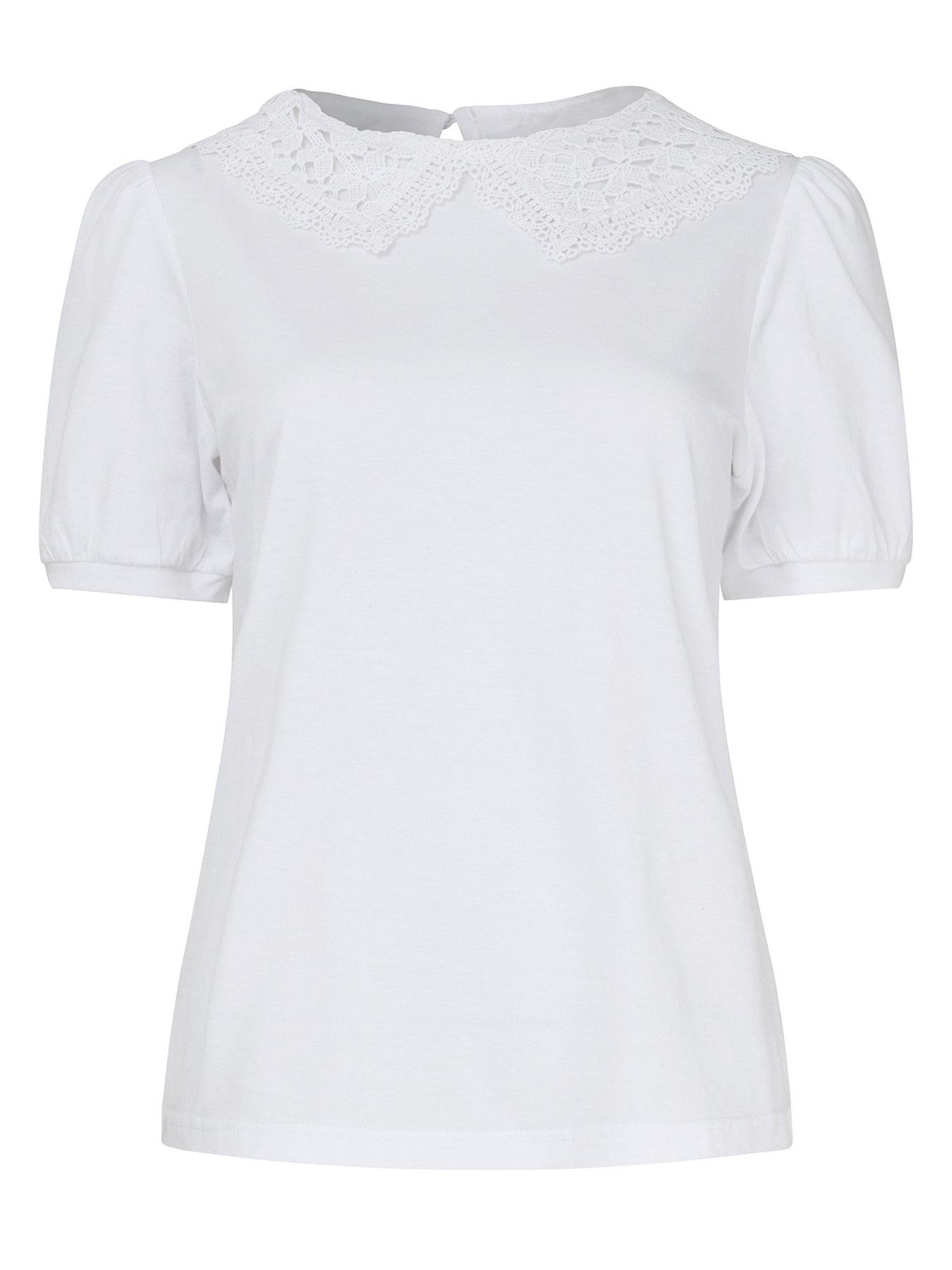 Image 5 of 5 of Joe Browns Tilly Lace Collar T-shirt