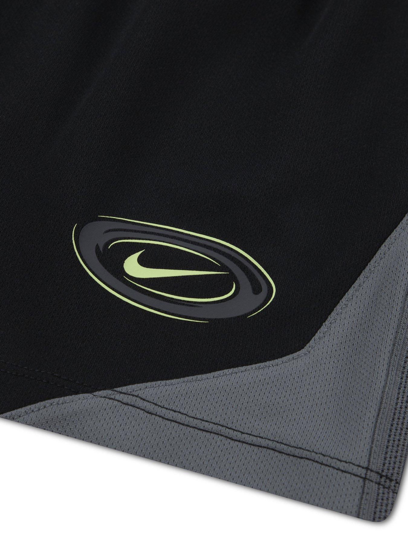 Image 5 of 5 of Nike Younger Boys Dri-FIT Swoosh Love T-Shirt and Shorts Set - Black