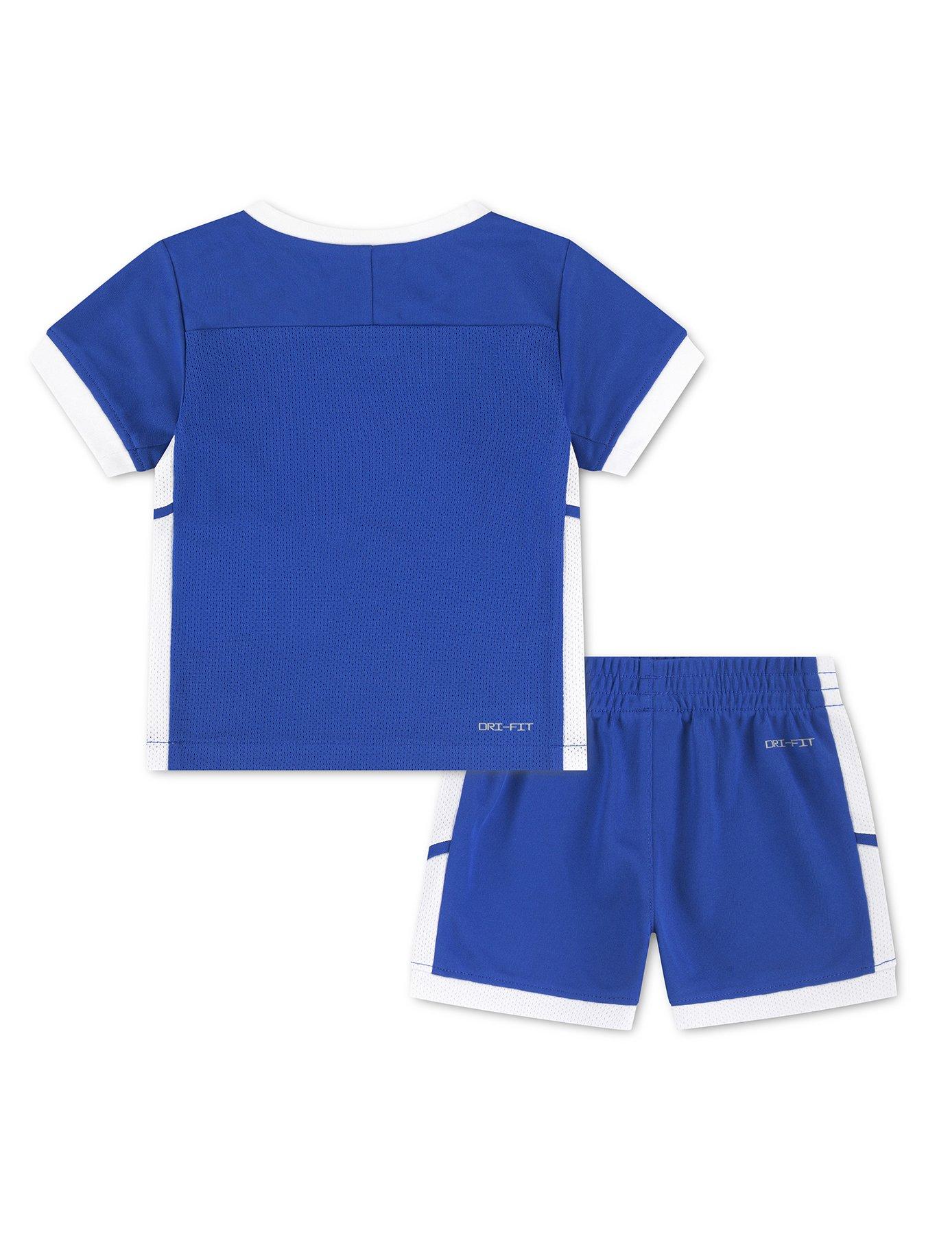 Image 2 of 5 of Nike Infant Boys Academy T-Shirt and Shorts Set - Blue