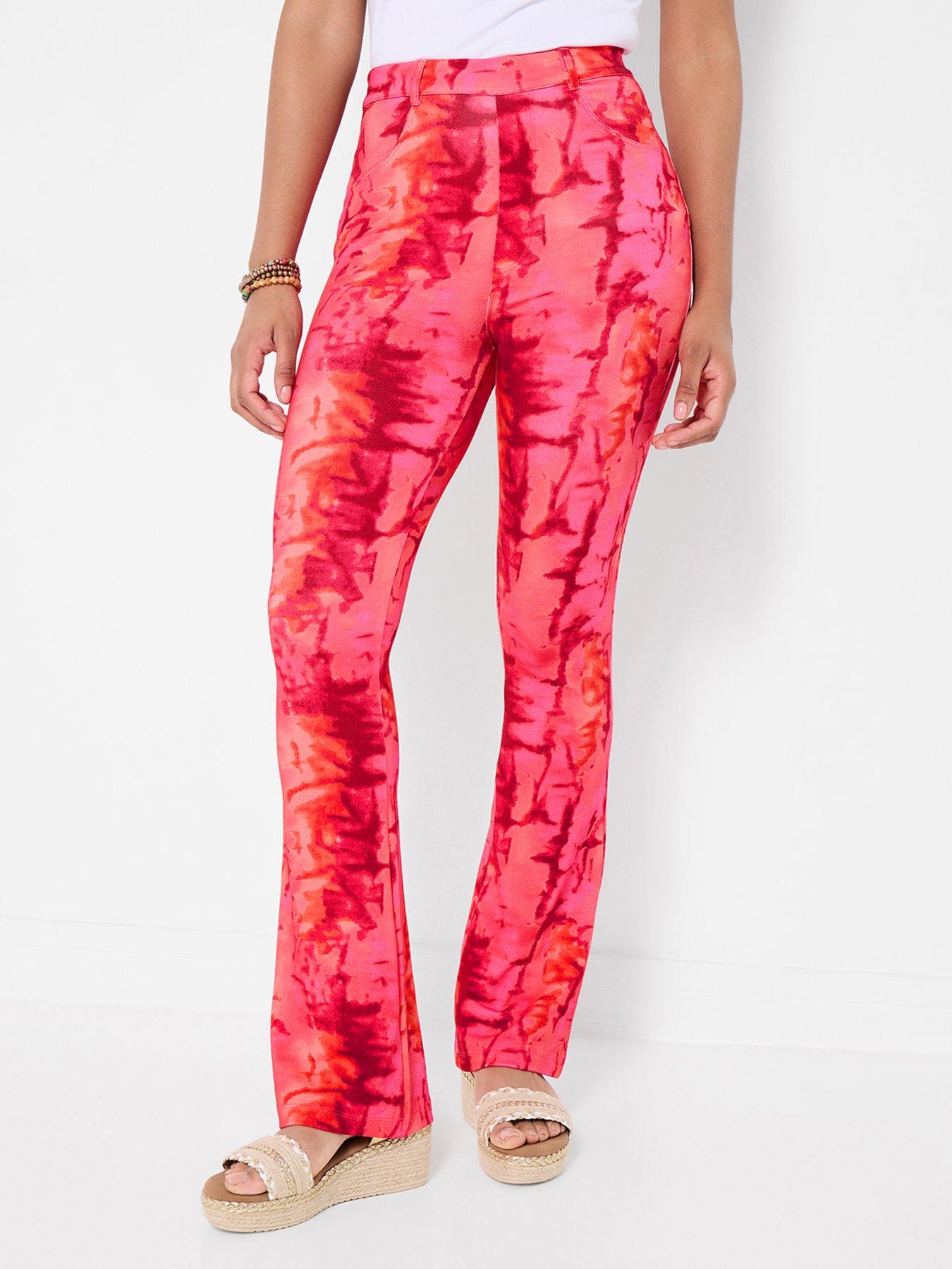 Joe Browns Fabulous Flared Jersey Trousers - Pink