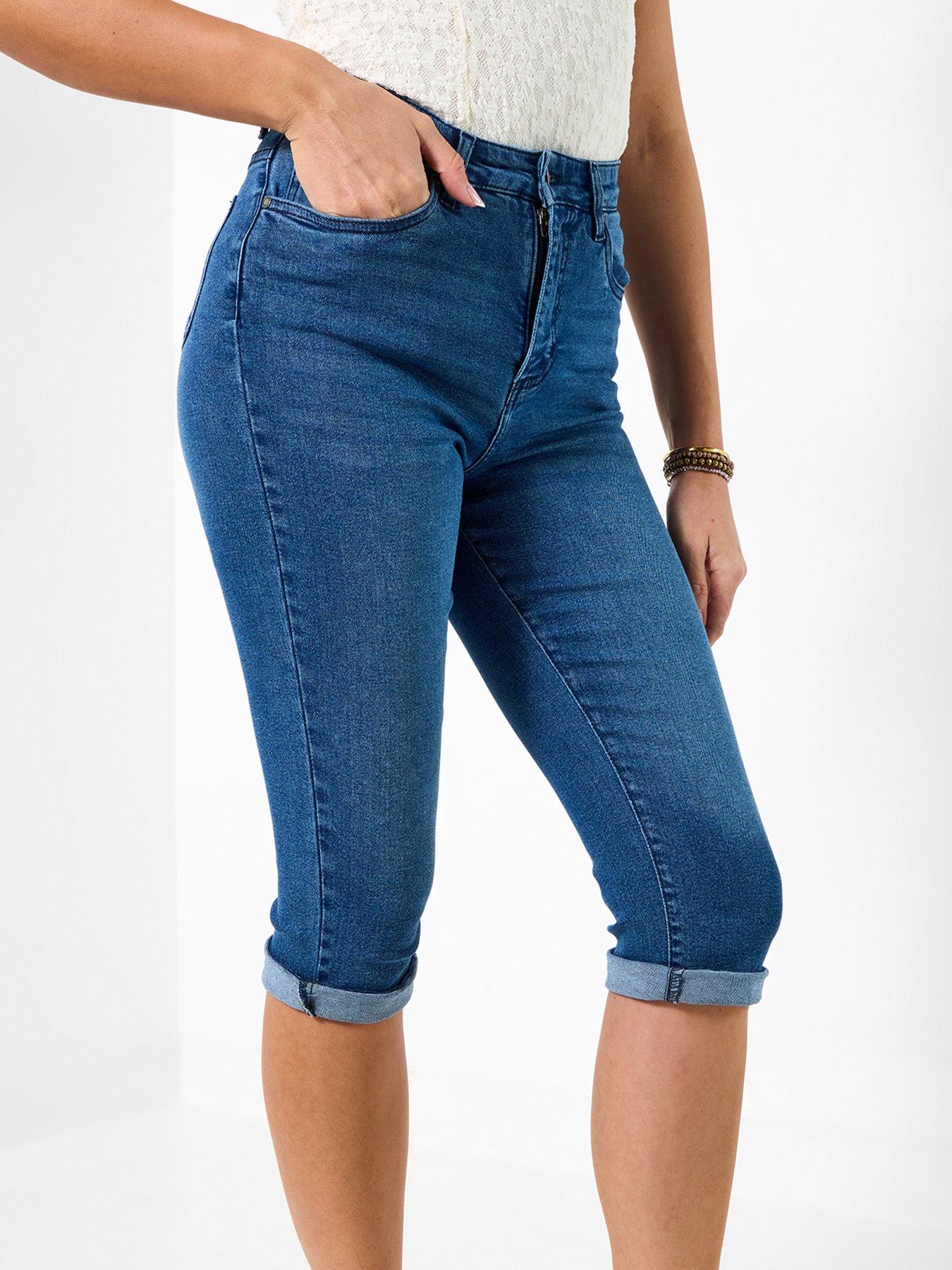 Joe Browns Lexie Denim Capri Pants - Blue