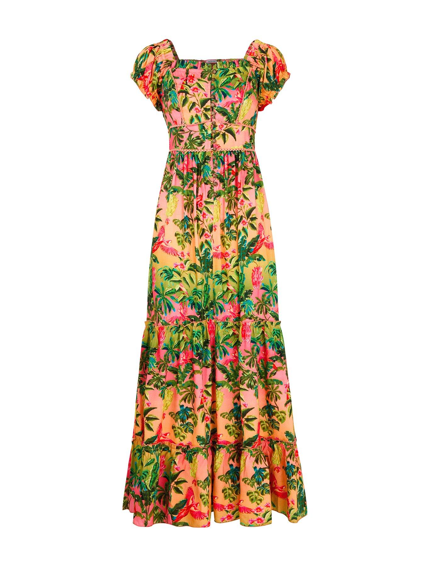 Joe Browns Sunset Beach Printed Maxi Dress - Orange | Very