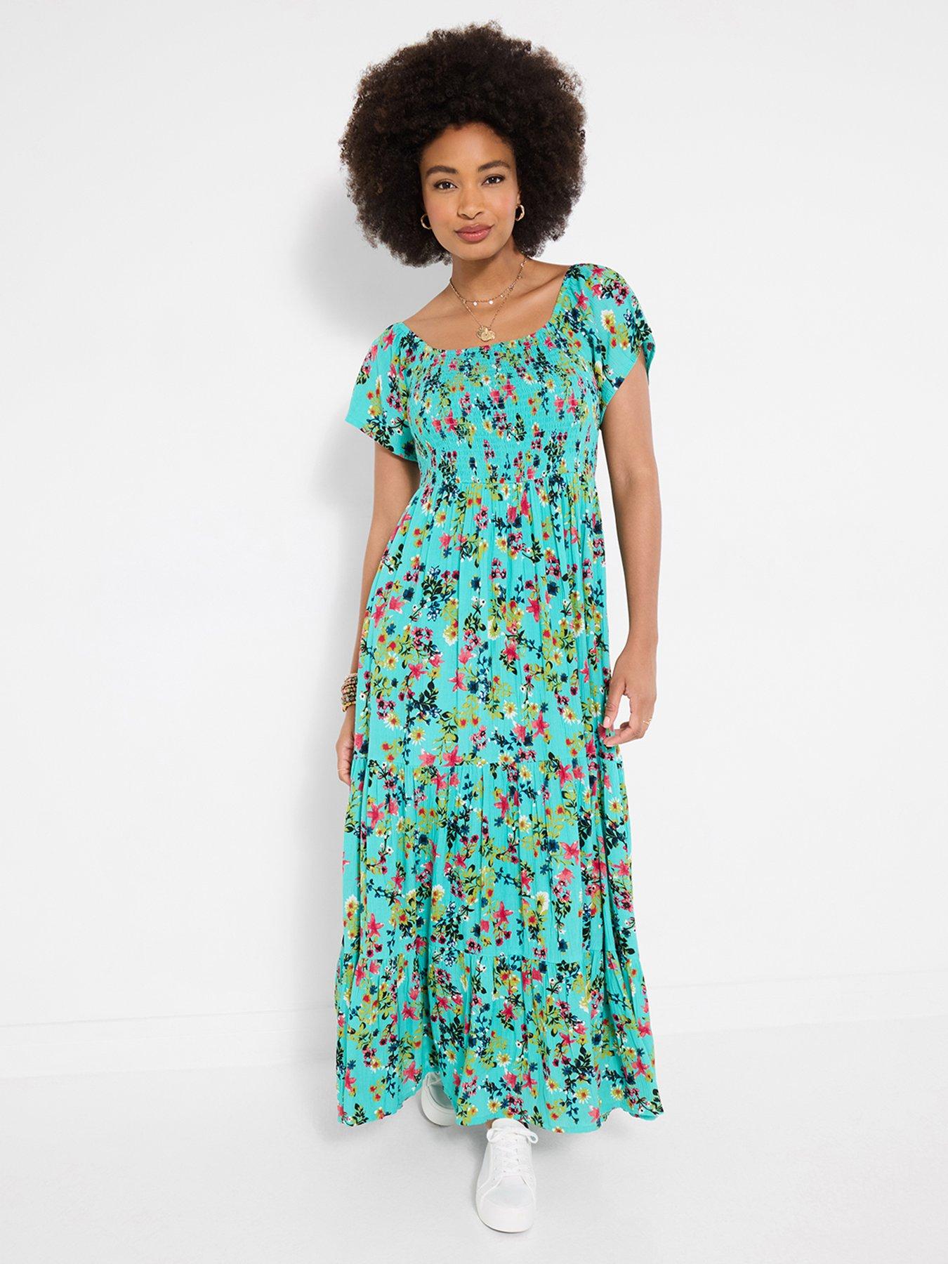 Joe Browns Summer Meadows Crinkle Maxi Dress