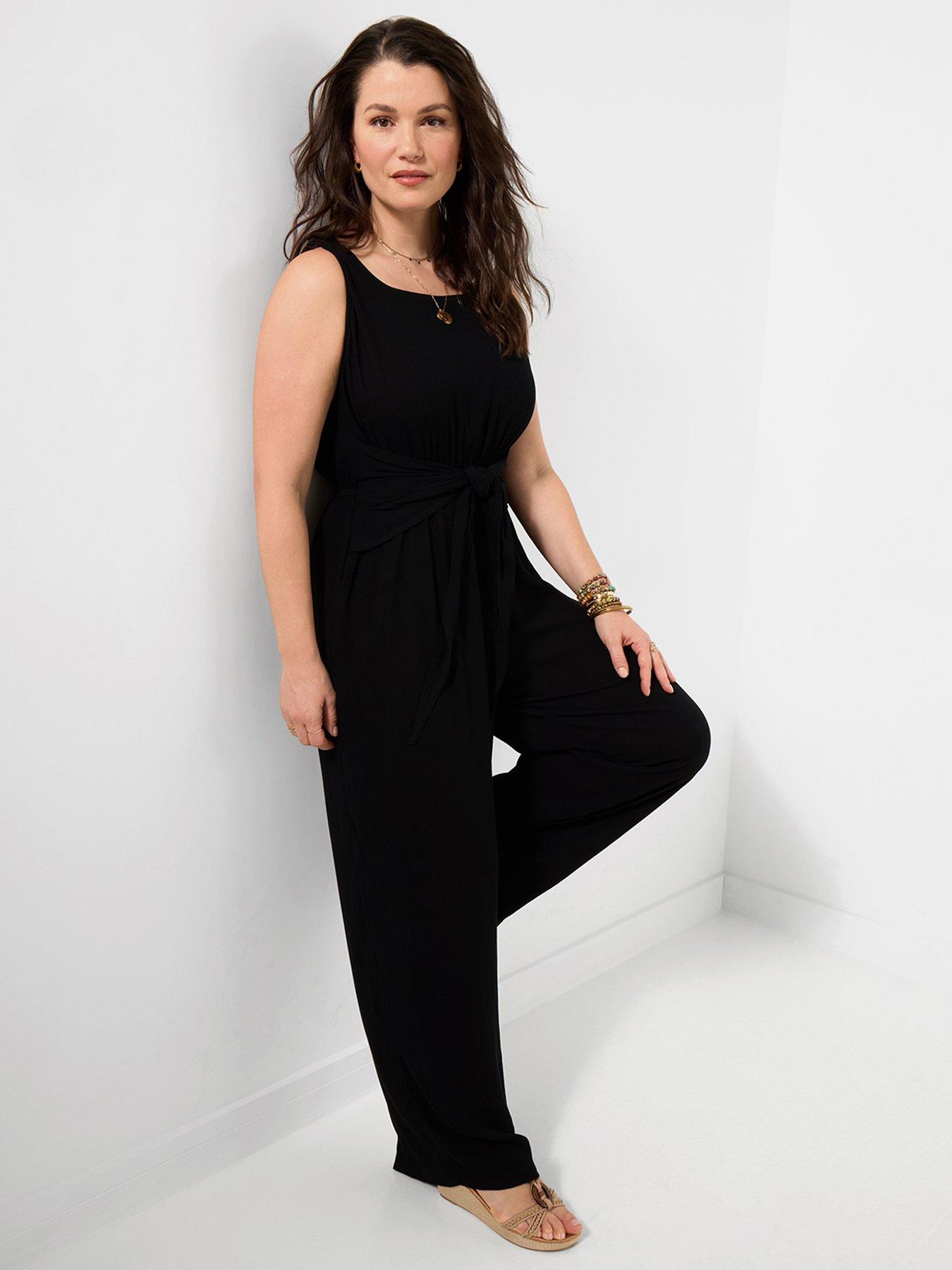 Joe Browns Summer Essentials Petite Jumpsuit - Black