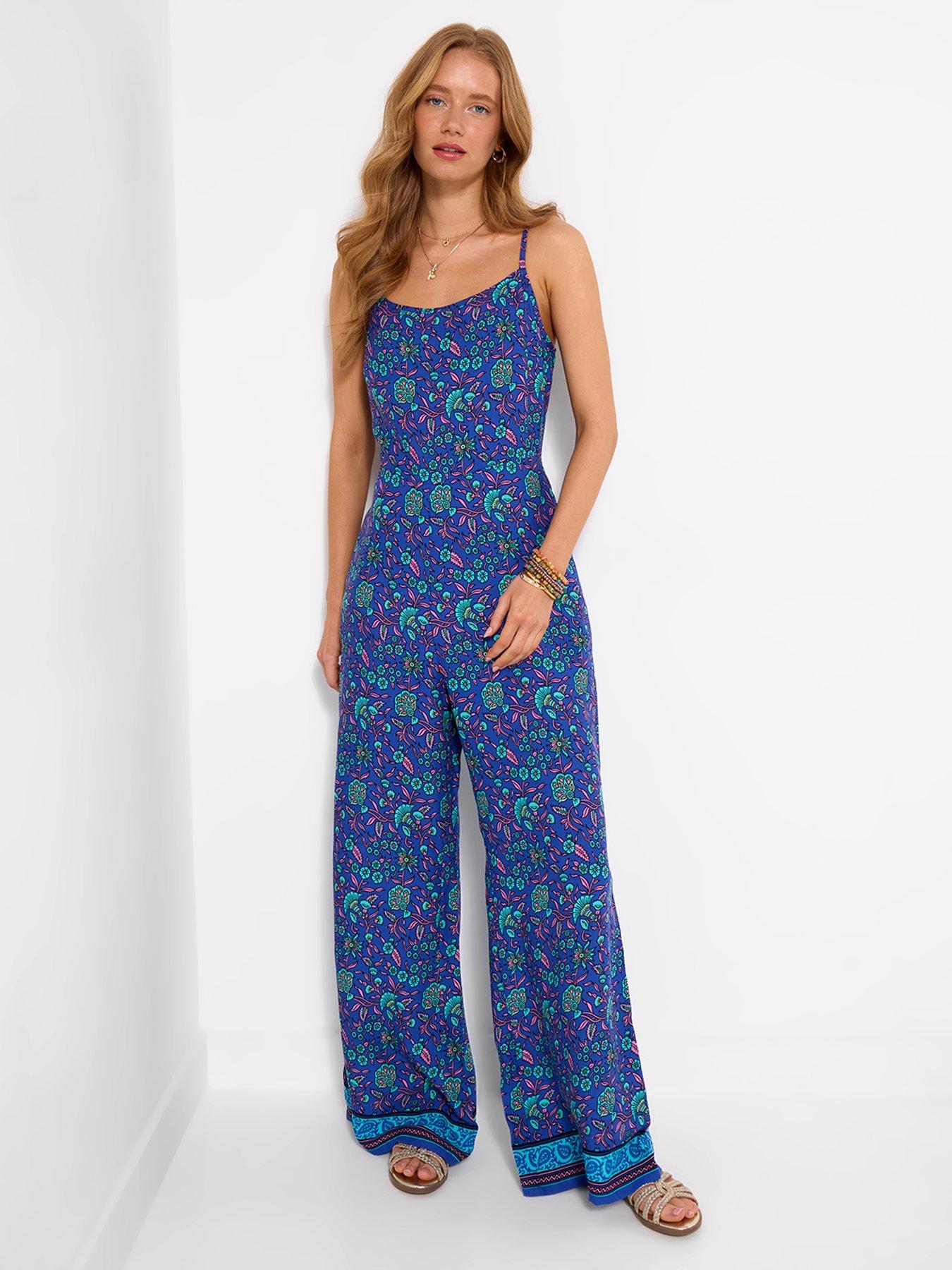 Image 2 of 5 of Joe Browns Eden Printed Jumpsuit - Blue