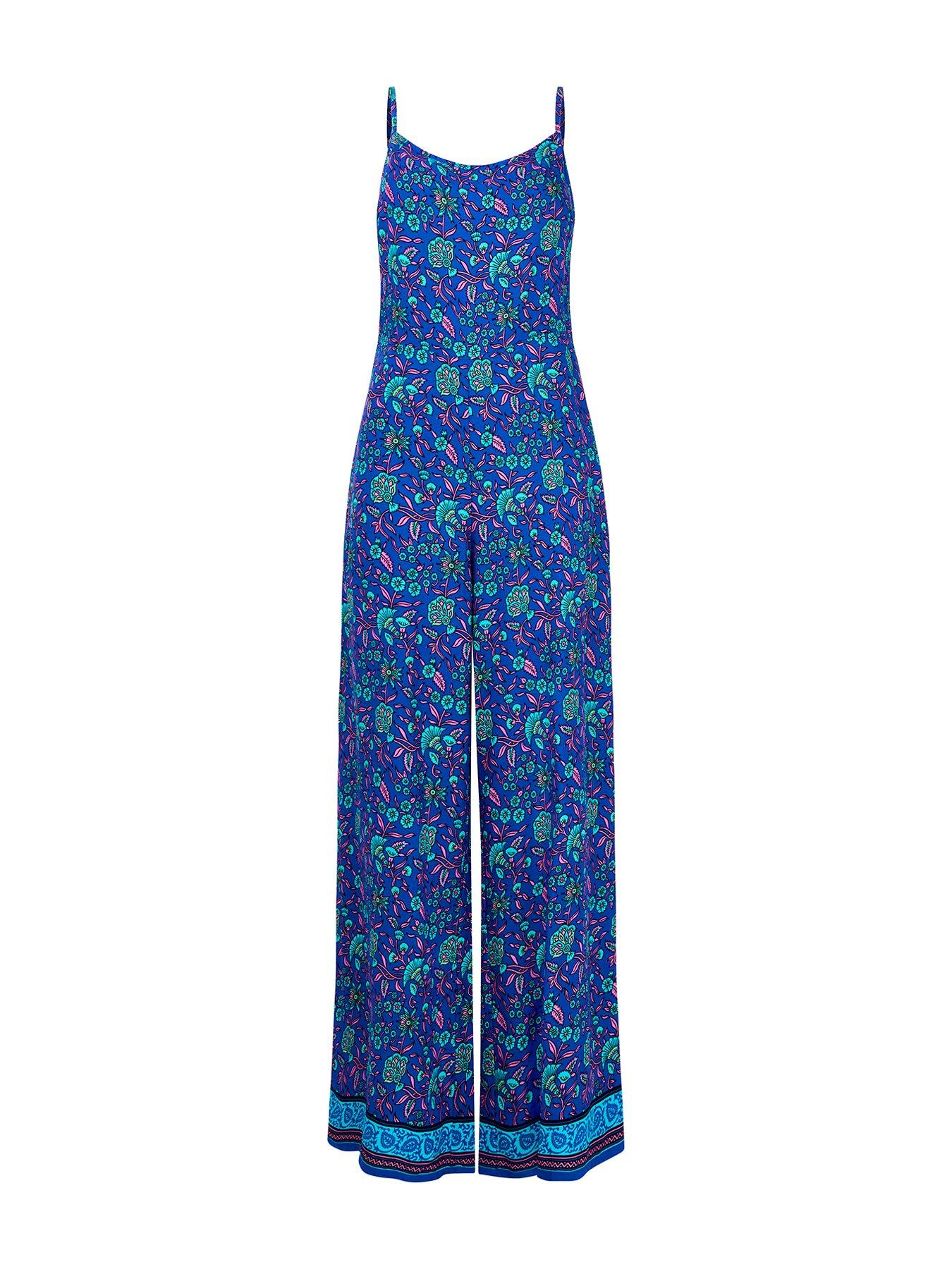 Image 5 of 5 of Joe Browns Eden Printed Jumpsuit - Blue