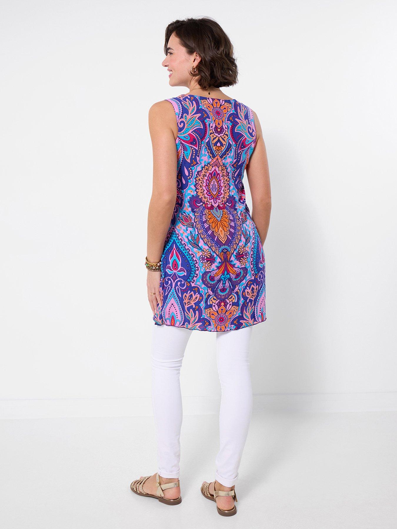 Image 3 of 7 of Joe Browns Statement Reversible Tunic Top - Blue