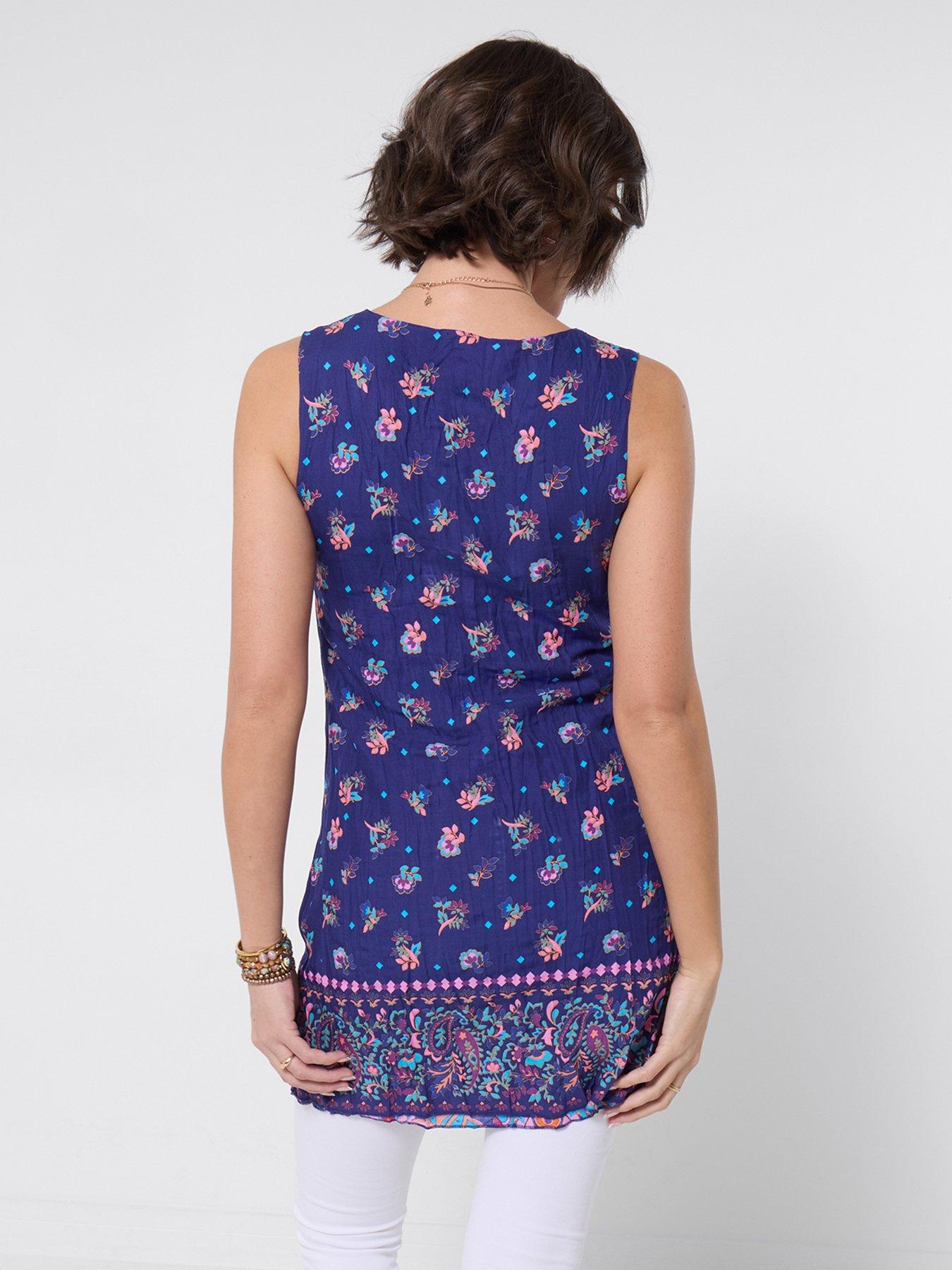 Image 4 of 7 of Joe Browns Statement Reversible Tunic Top - Blue