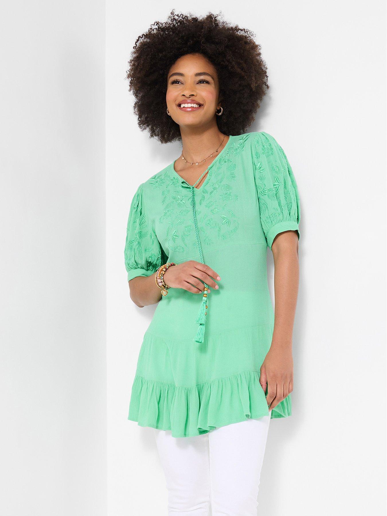 Joe Browns Green With Envy Tunic Dress
