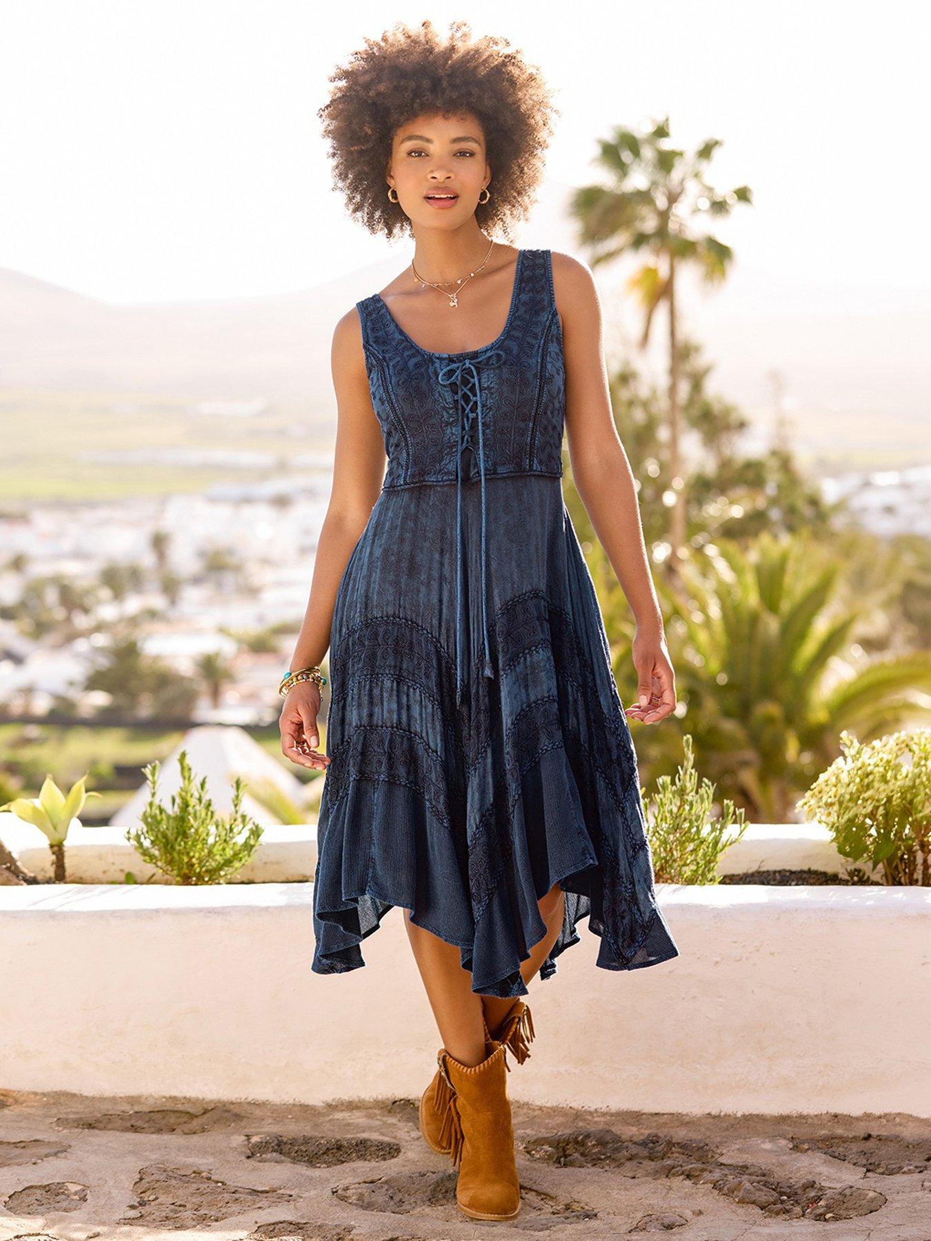 Joe Browns Evie Jacquard And Embroidered Dress