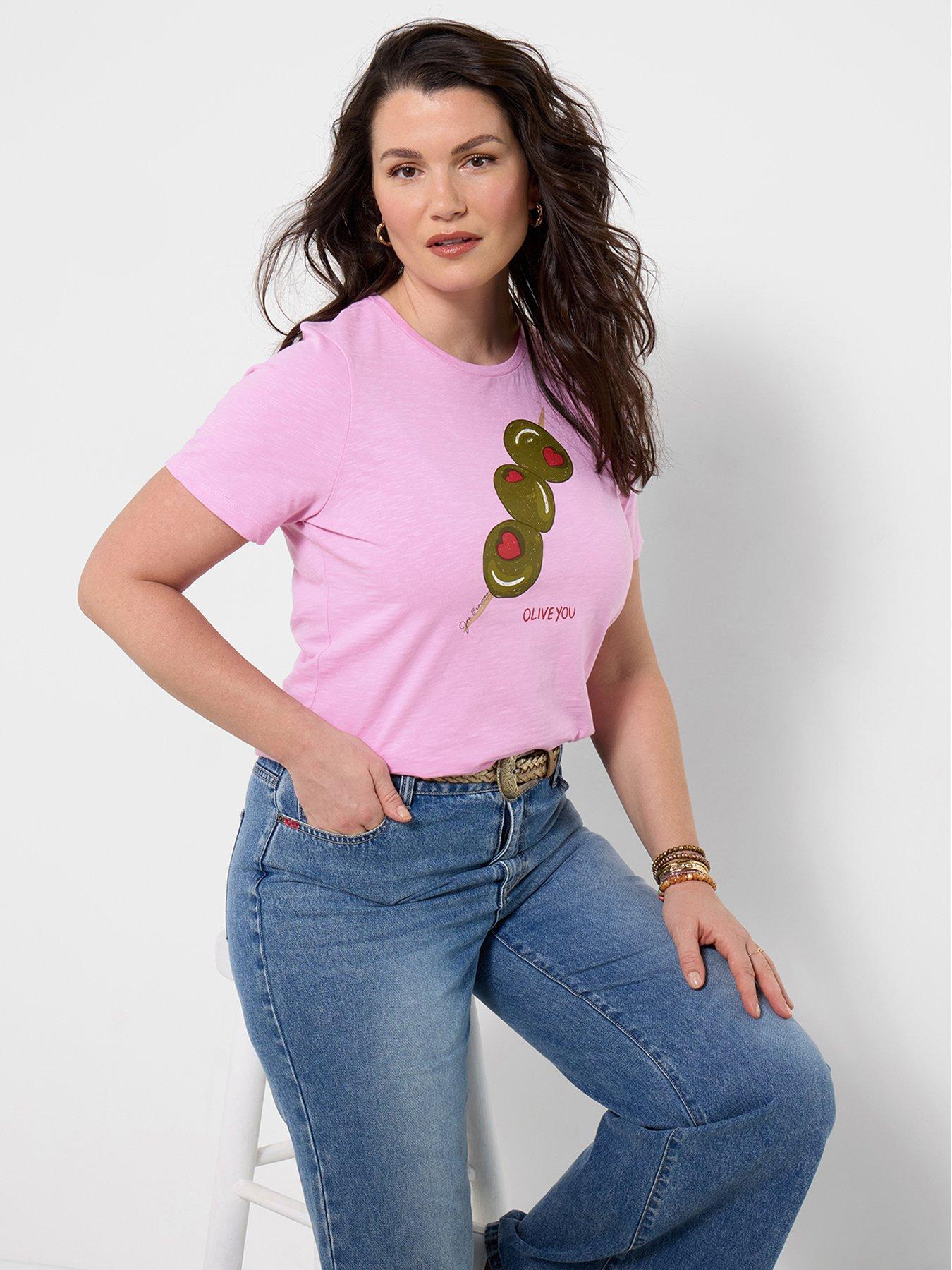 Image 2 of 5 of Joe Browns Olive You Tee