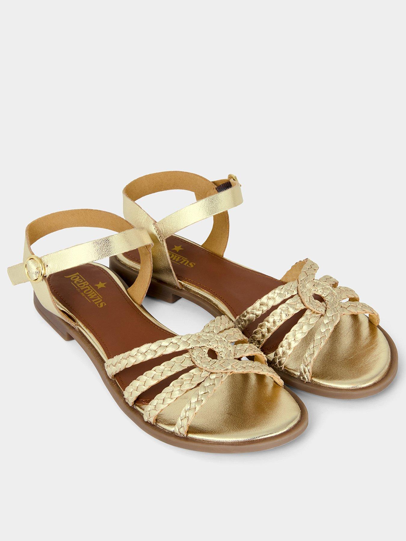 Joe Browns Azure Sandals - Gold | Very