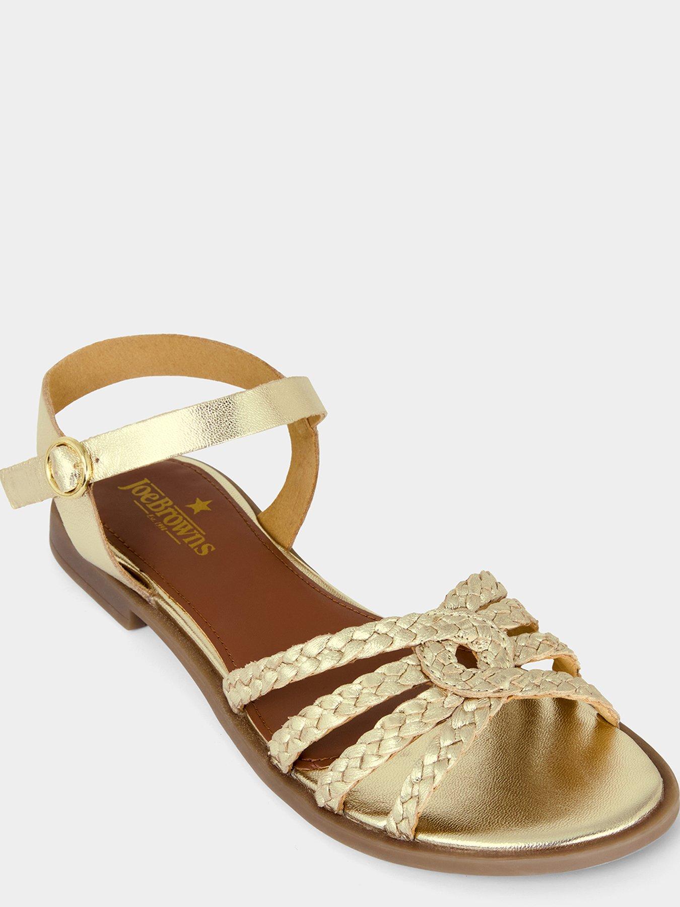 Joe Browns Azure Sandals - Gold | Very
