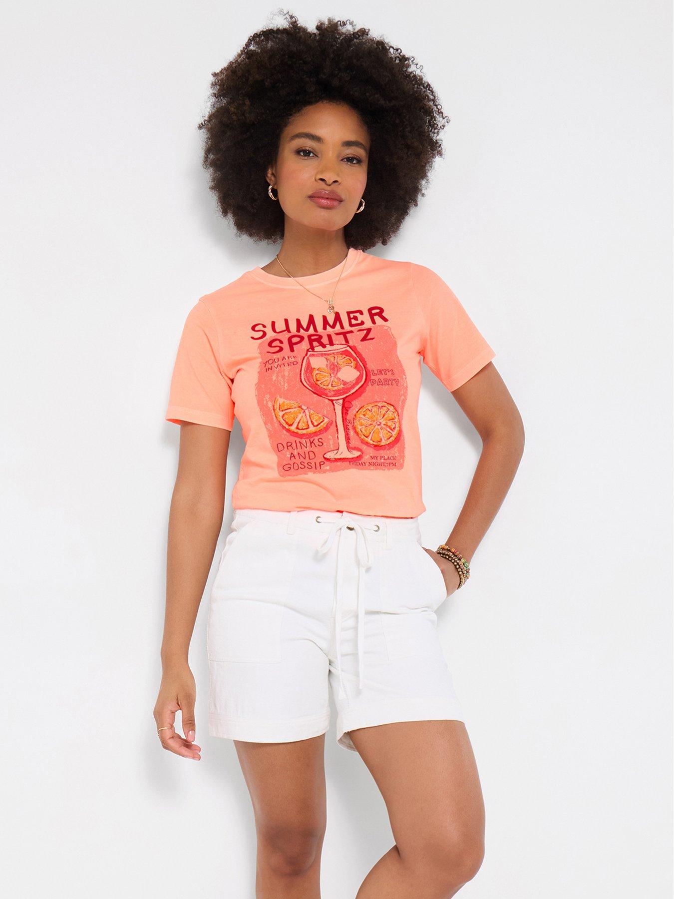 Joe Browns Summer Spritz T-Shirt - Pink