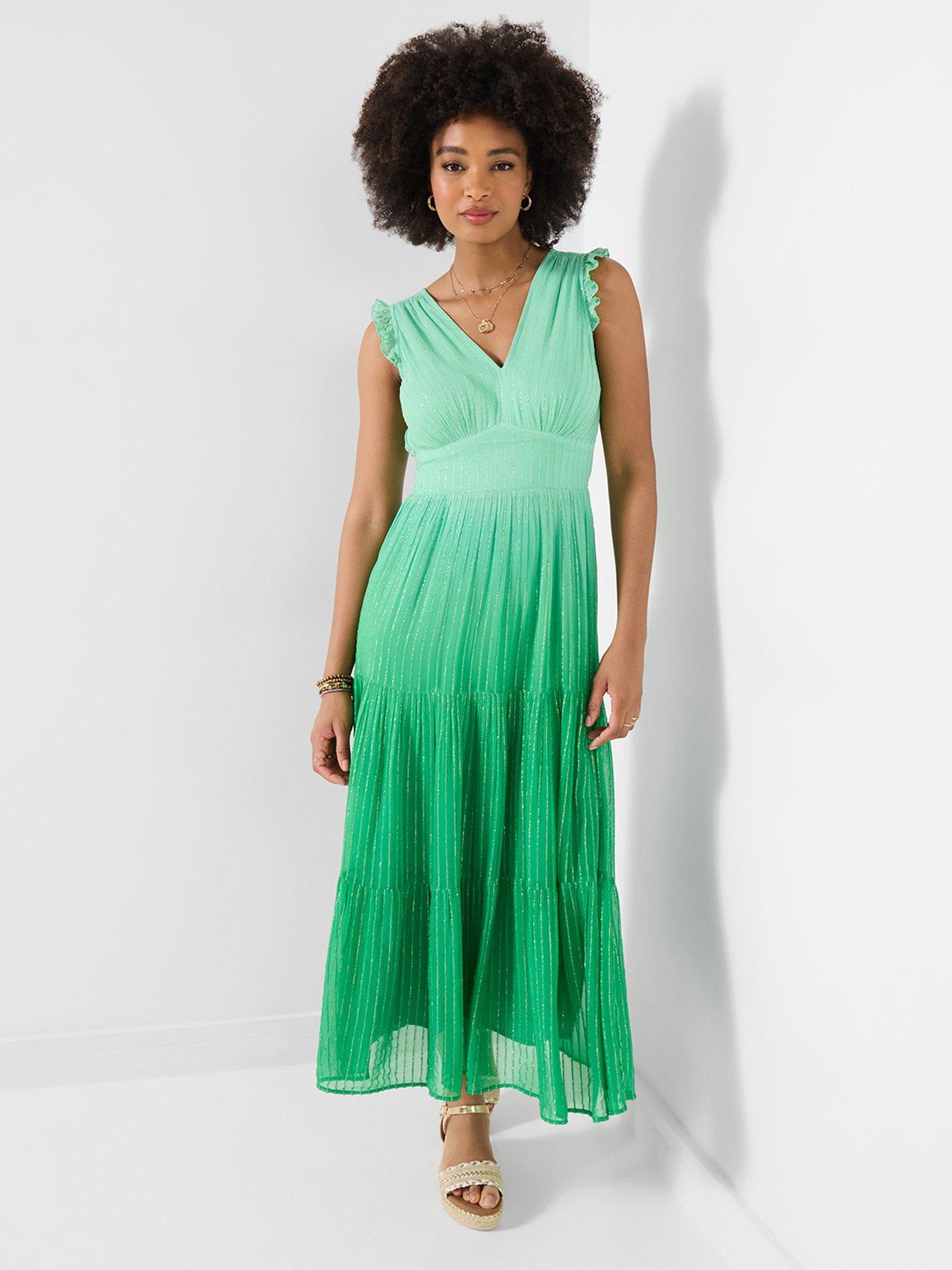 Image 1 of 5 of Joe Browns Summer Nights Maxi Dress - Green