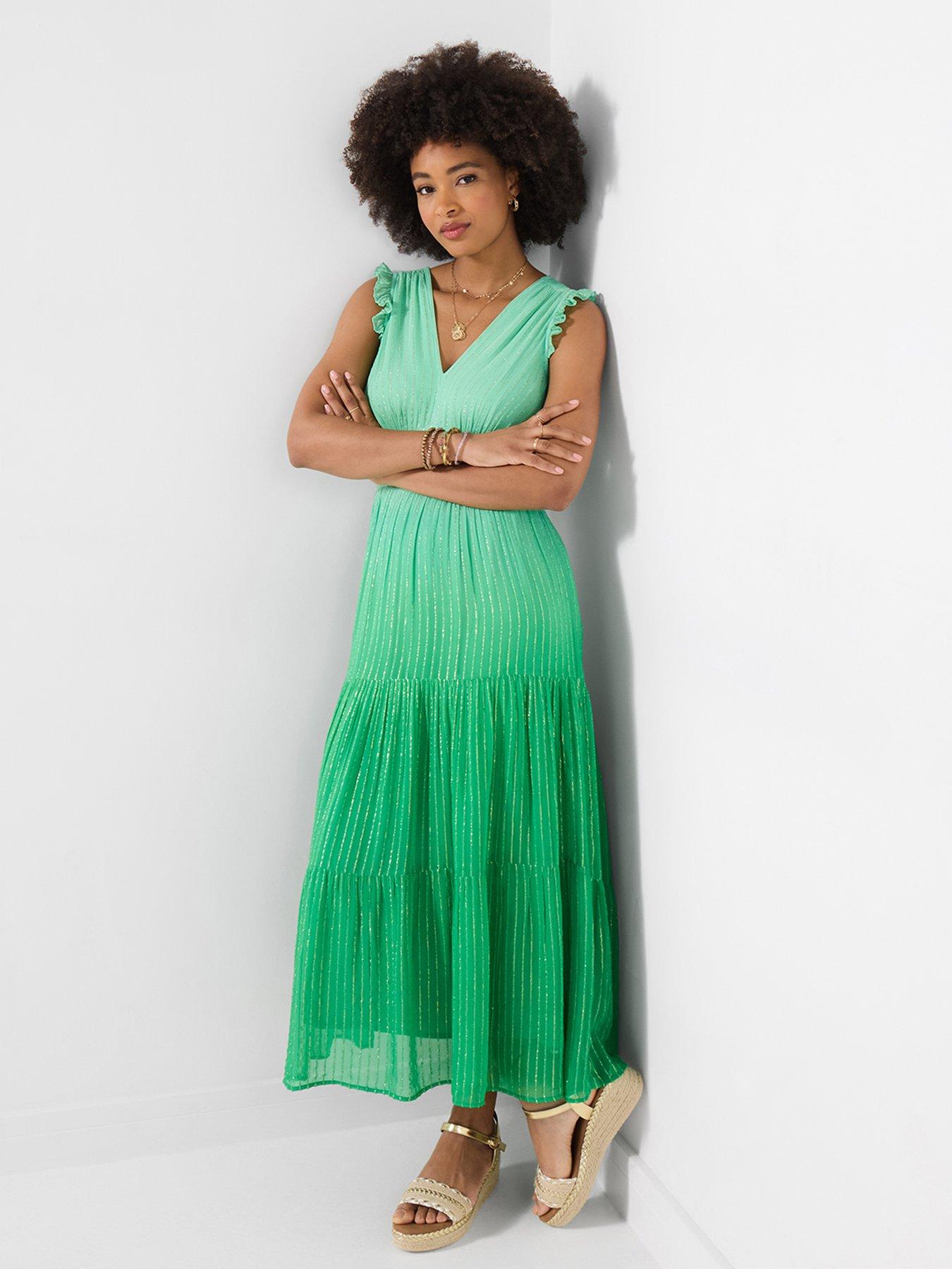 Image 3 of 5 of Joe Browns Summer Nights Maxi Dress - Green