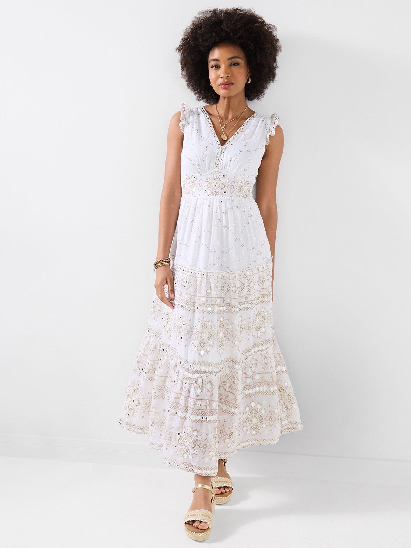 Image 4 of 5 of Joe Browns Reflections Of Summer Maxi Dress - White