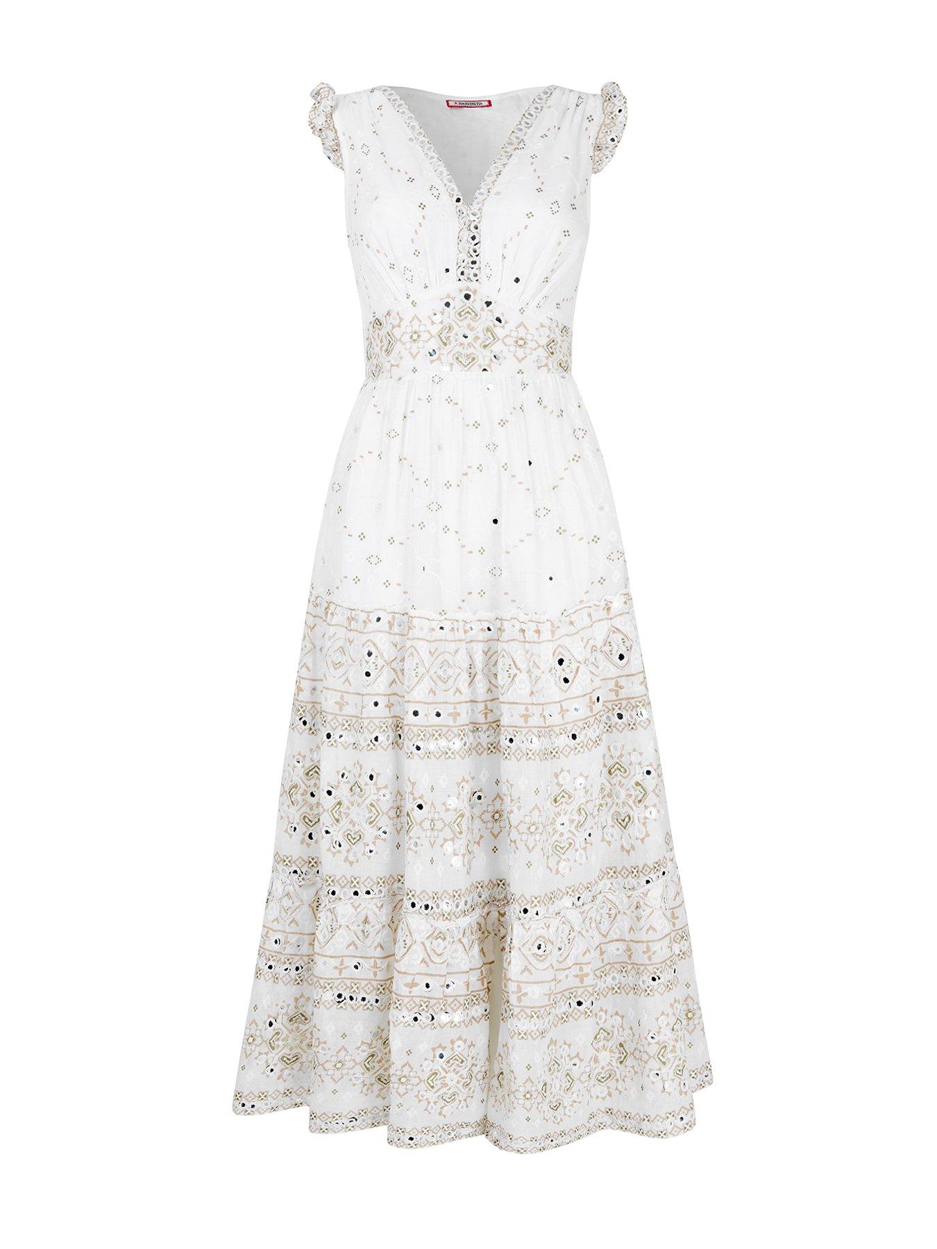 Image 5 of 5 of Joe Browns Reflections Of Summer Maxi Dress - White