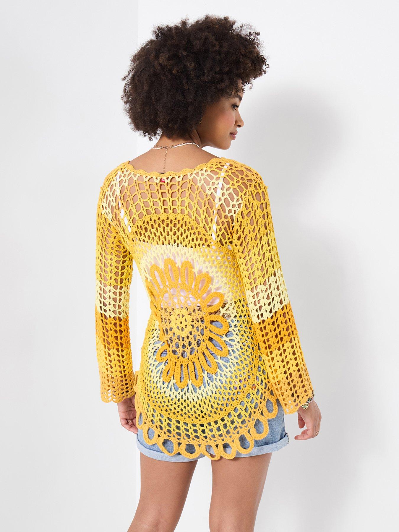 Image 2 of 5 of Joe Browns Summer Sunshine Crochet Top - Yellow